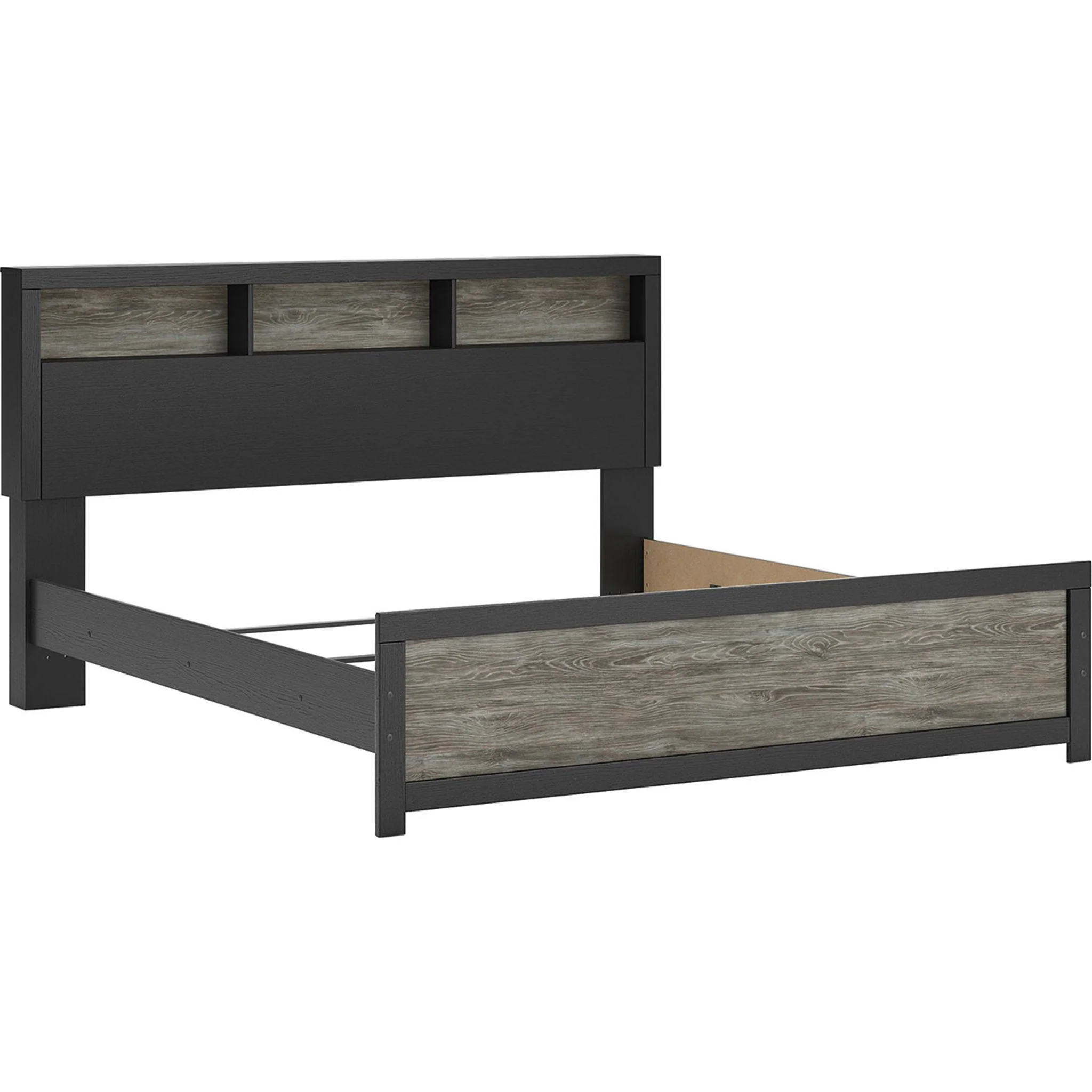 Broachmyn King Bookcase Bed - Black/Gray - Image 2