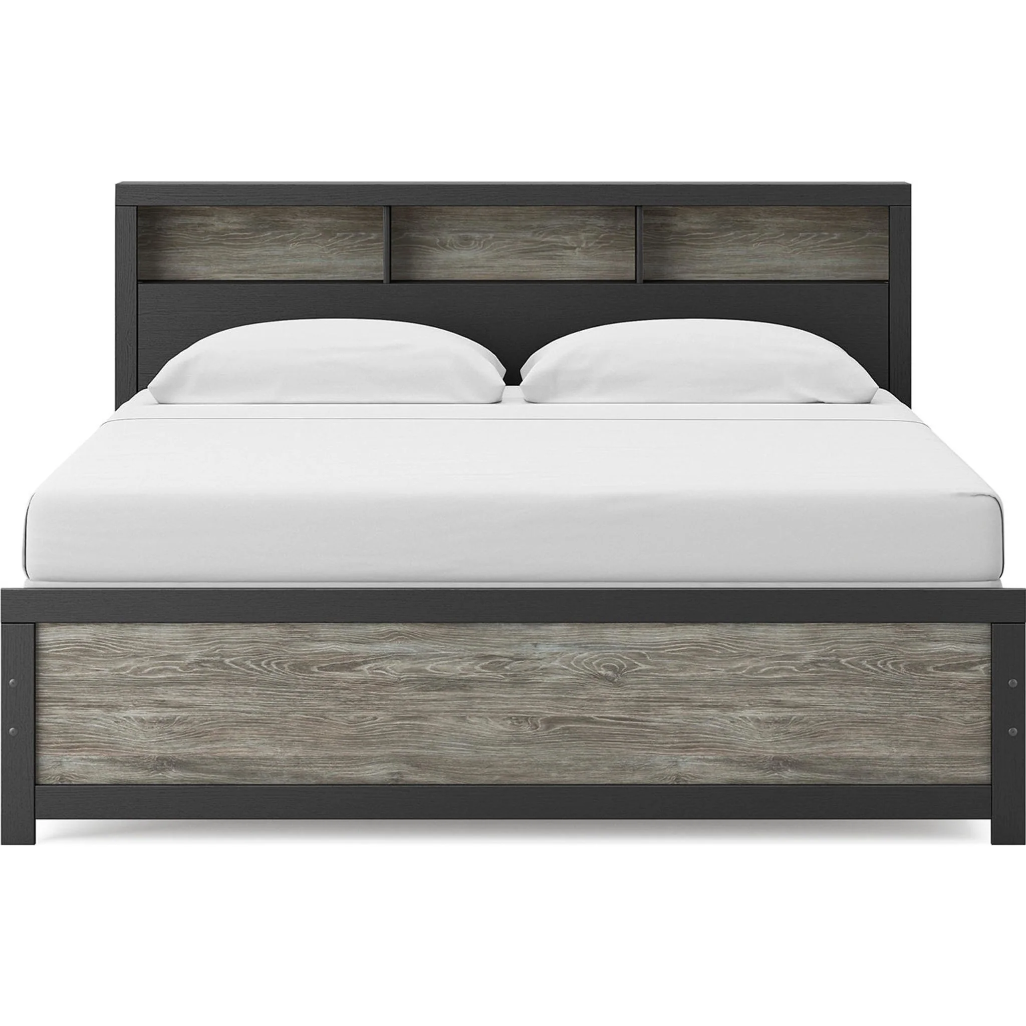 Broachmyn King Bookcase Bed - Black/Gray - Image 5