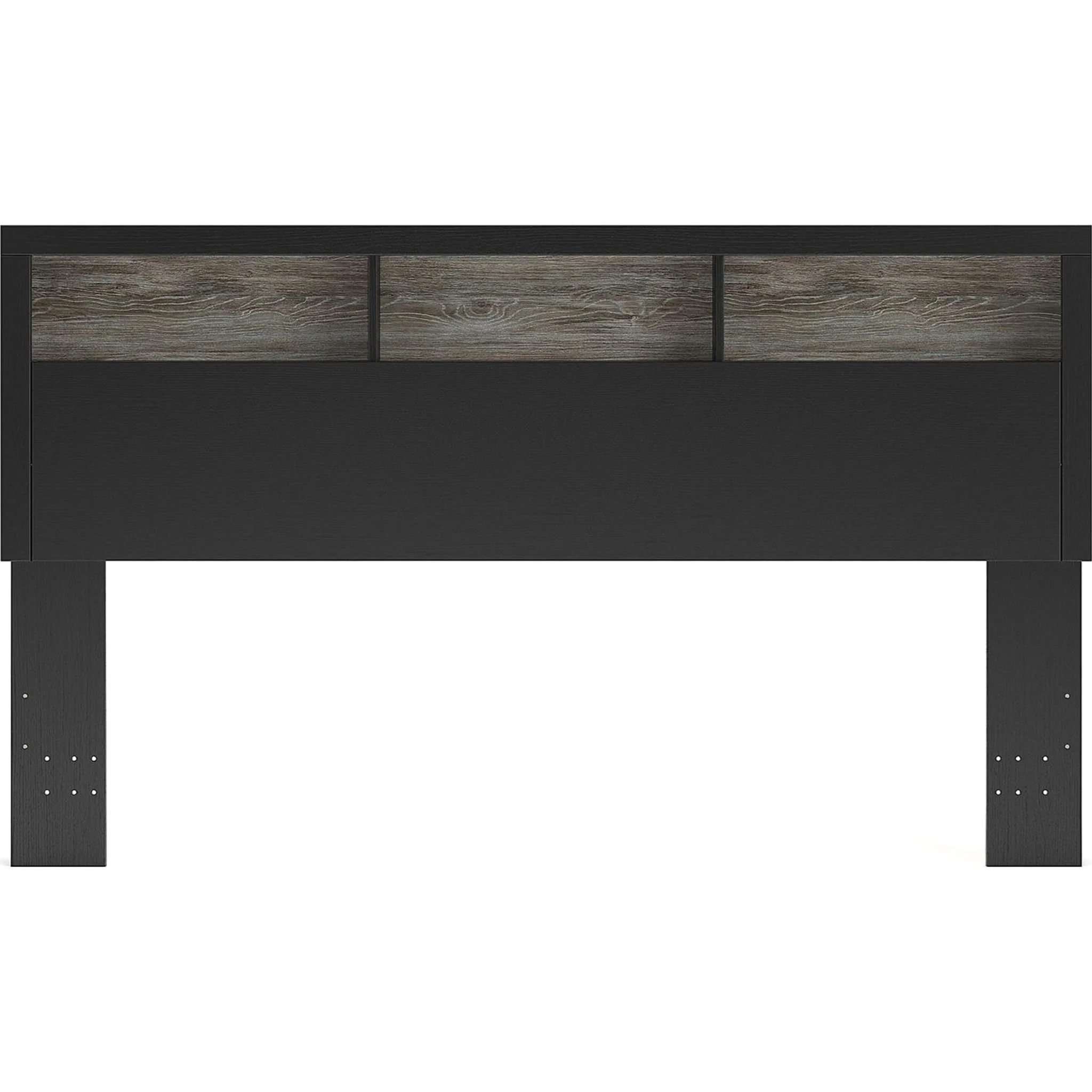 Broachmyn King Bookcase Headboard - Black/Gray - Image 2