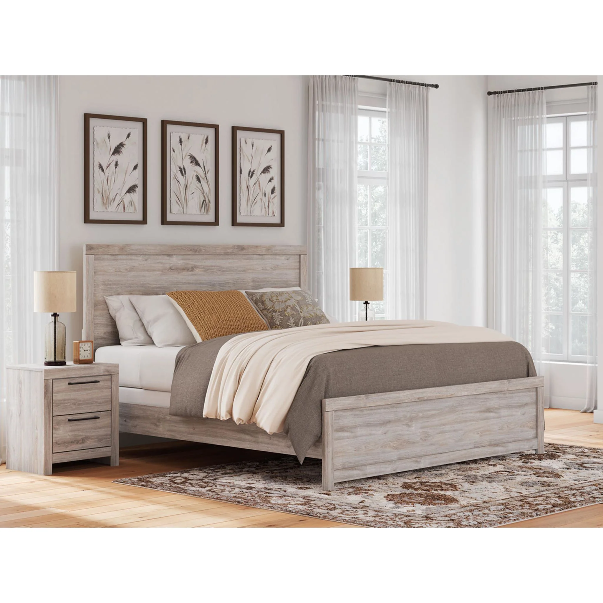 Broachmyn King Panel Bed - Gray - Image 9