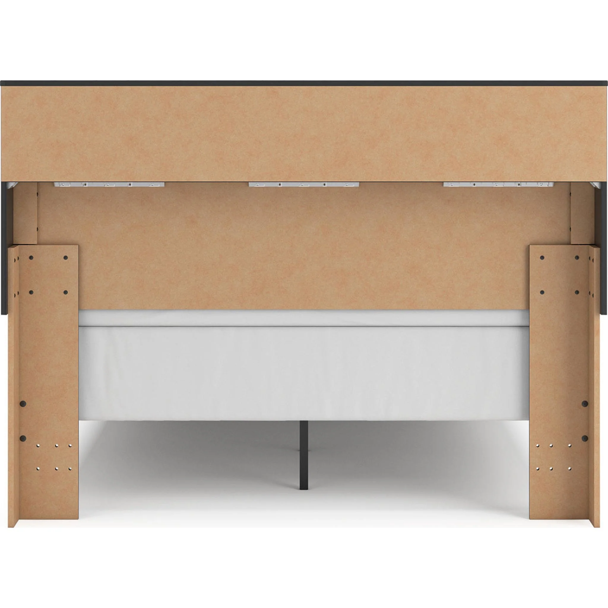 Broachmyn Queen Bookcase Bed - Black/Gray - Image 5