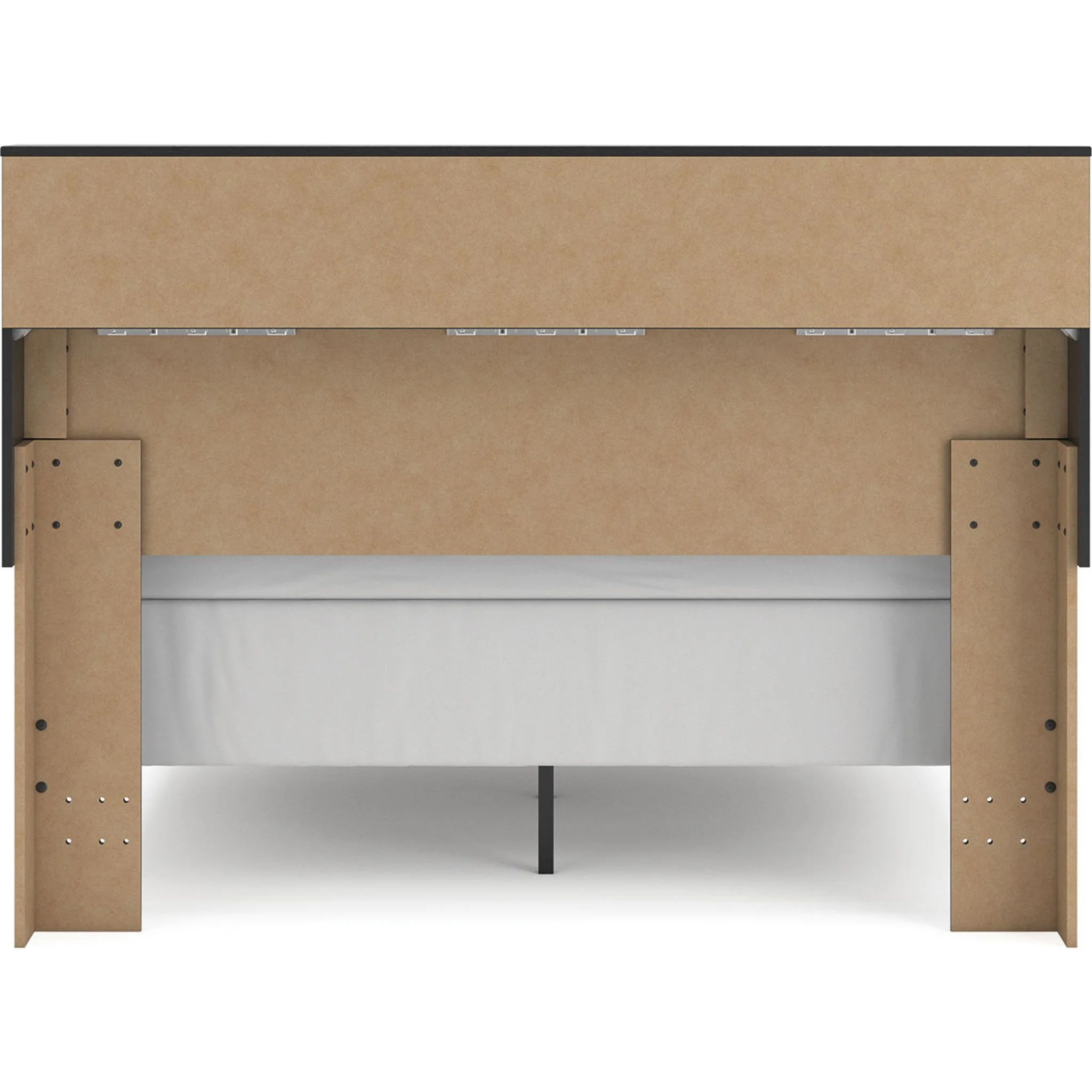 Broachmyn Queen Bookcase Bed - Black/Gray - Image 4