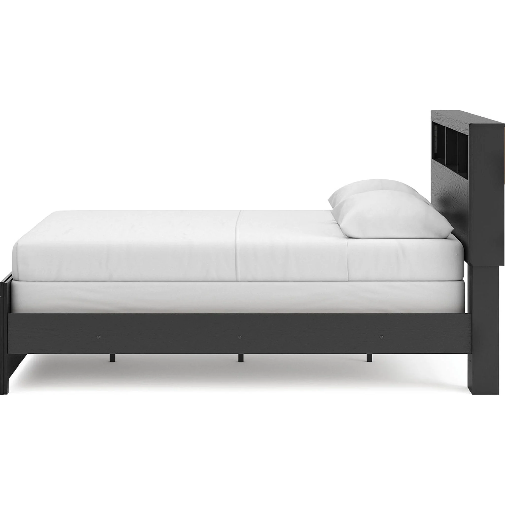 Broachmyn Queen Bookcase Bed - Black/Gray - Image 6