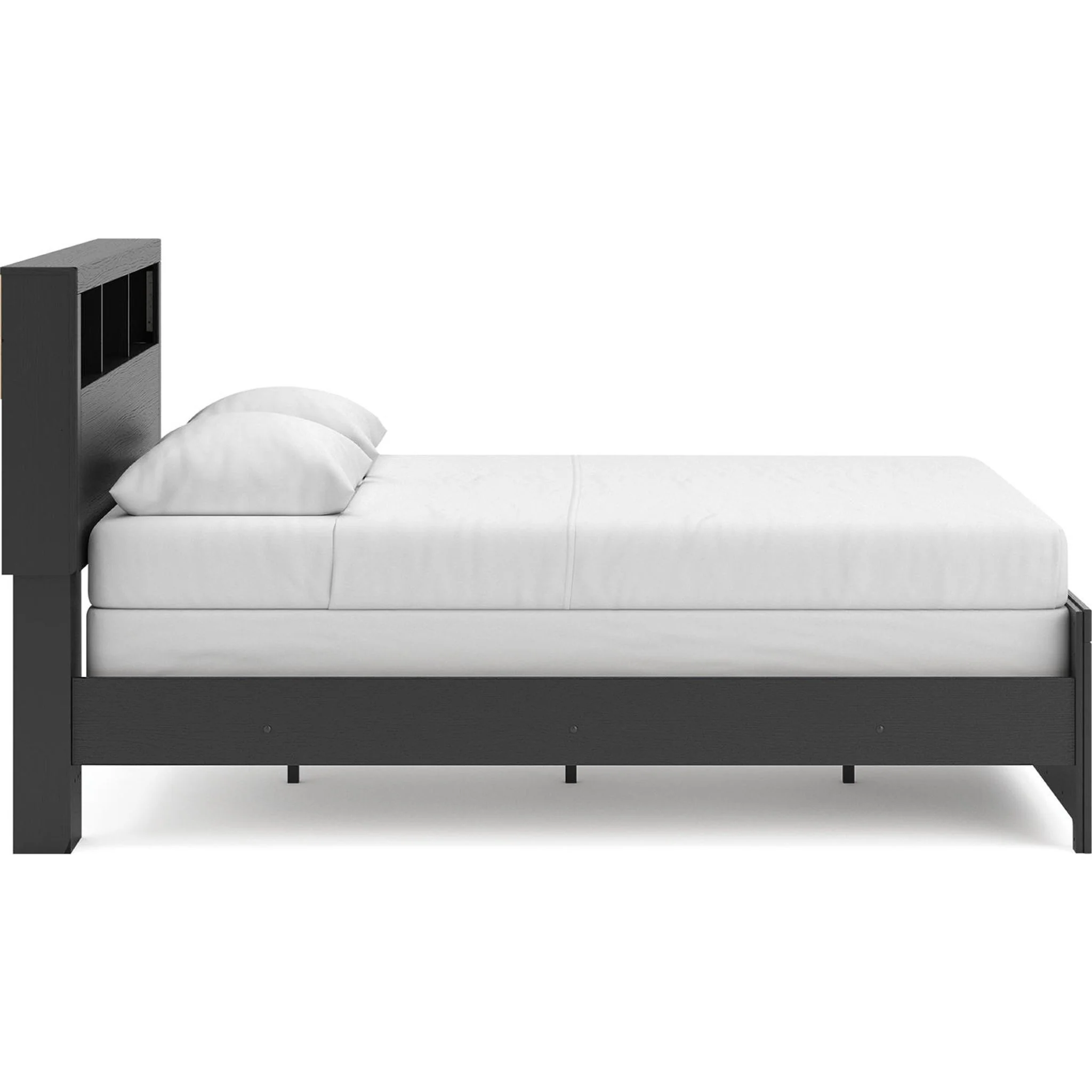 Broachmyn Queen Bookcase Bed - Black/Gray - Image 7