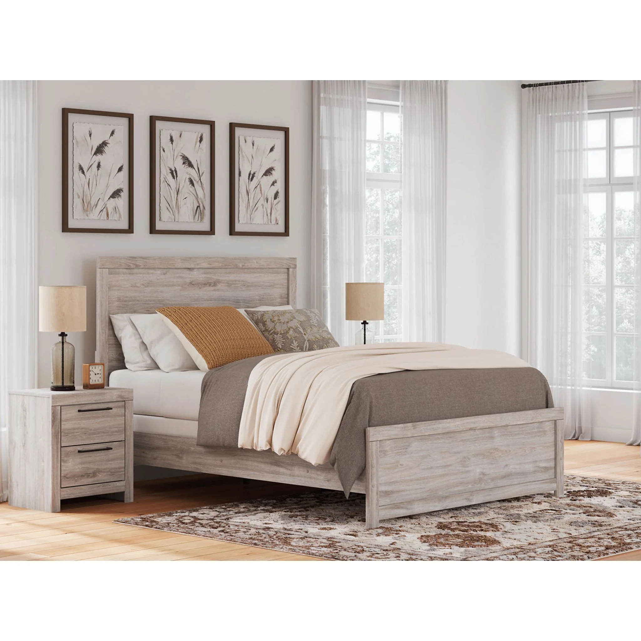 Broachmyn Queen Panel Bed - Gray - Image 9