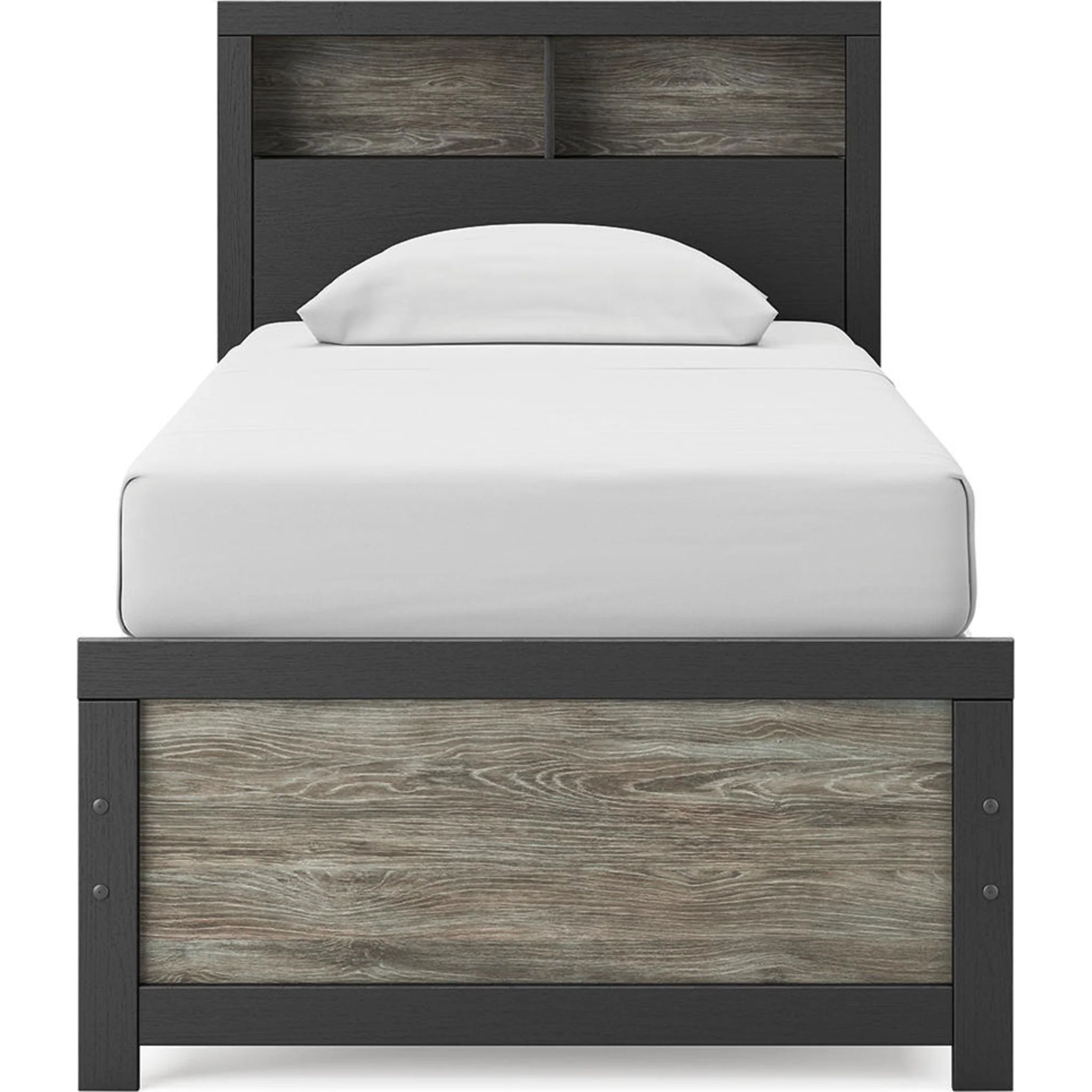 Broachmyn Twin Bookcase Bed - Black/Gray - Image 5