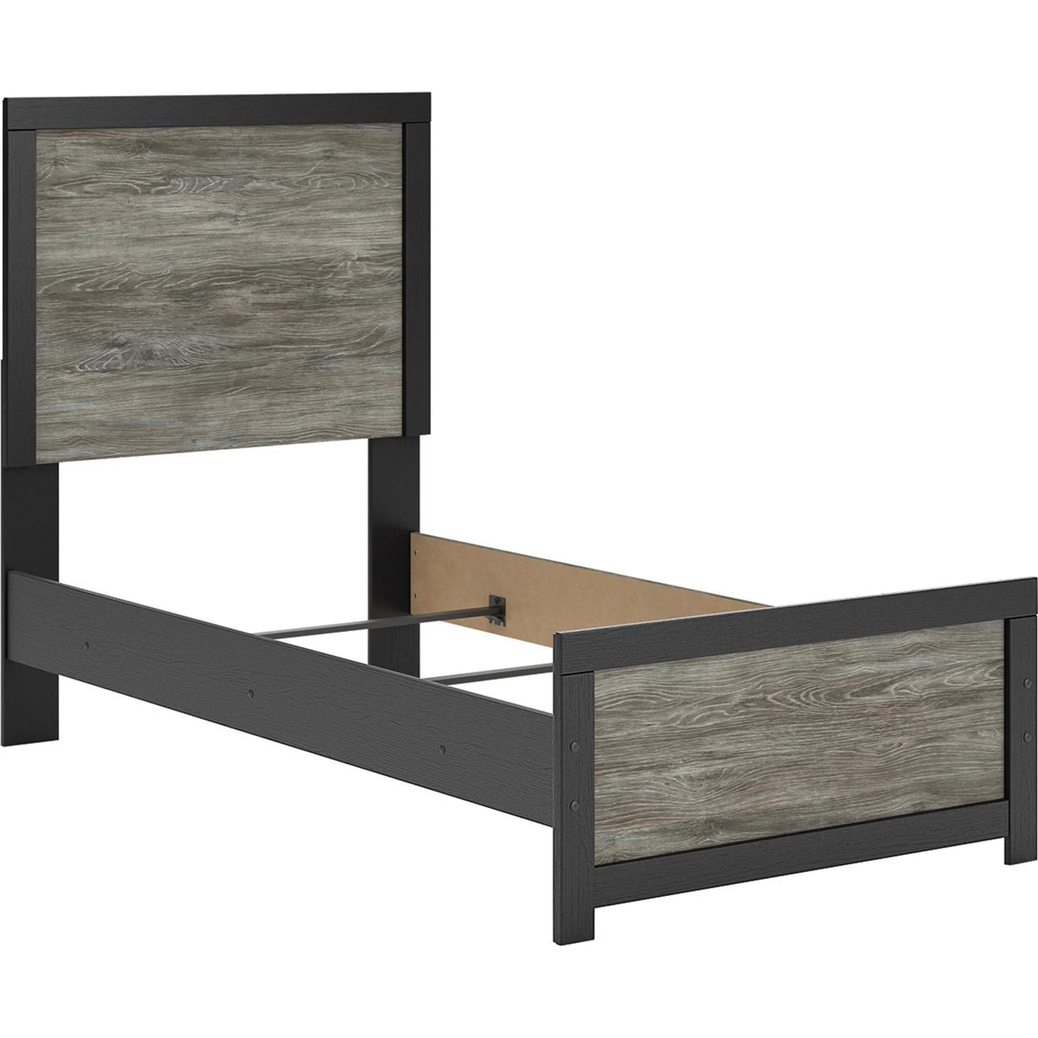 Broachmyn Twin Panel Bed - Black/Gray - Image 2