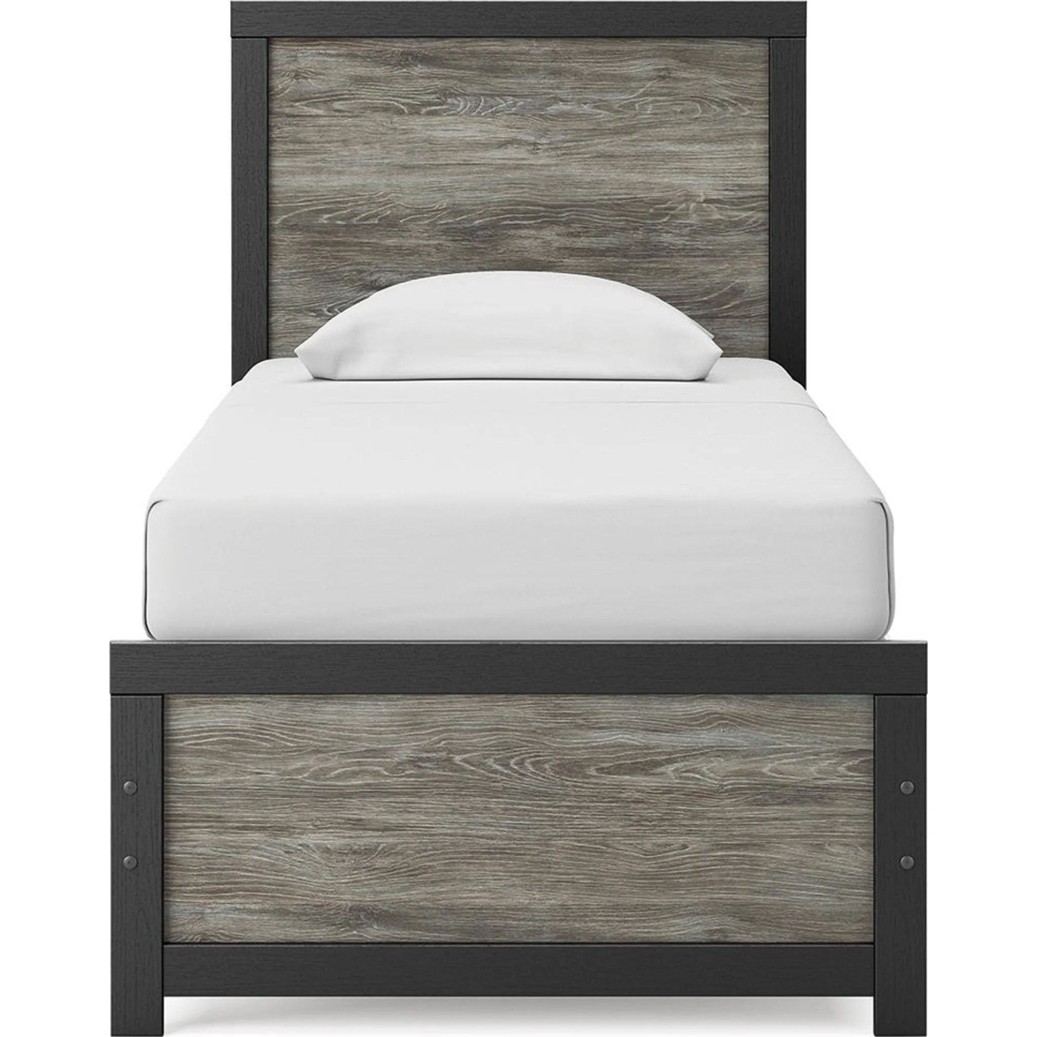 Broachmyn Twin Panel Bed - Black/Gray - Image 5