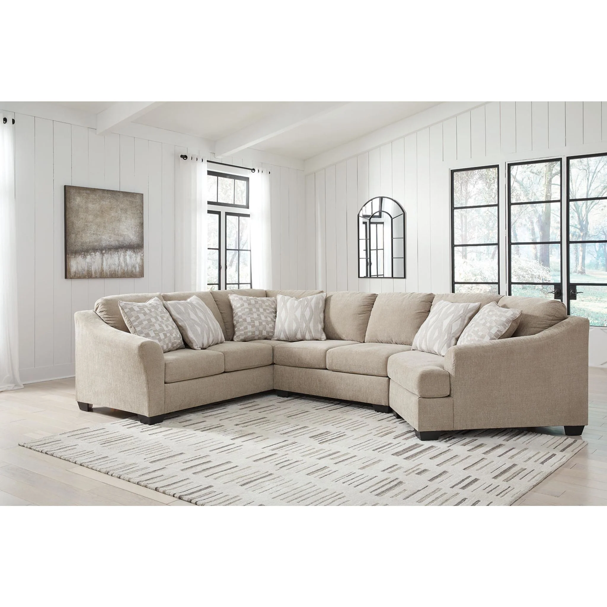 Brogan Bay 3 Piece Sectional with Cuddler - Image 2
