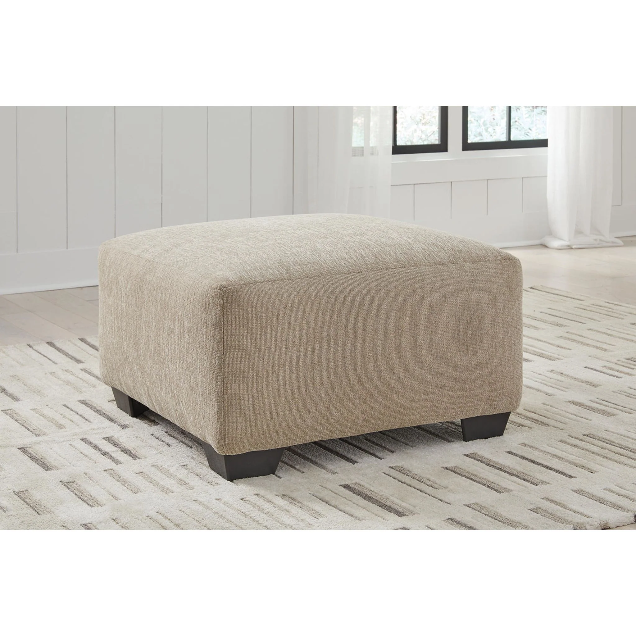 Brogan Bay Oversized Accent Ottoman - Cork - Image 2