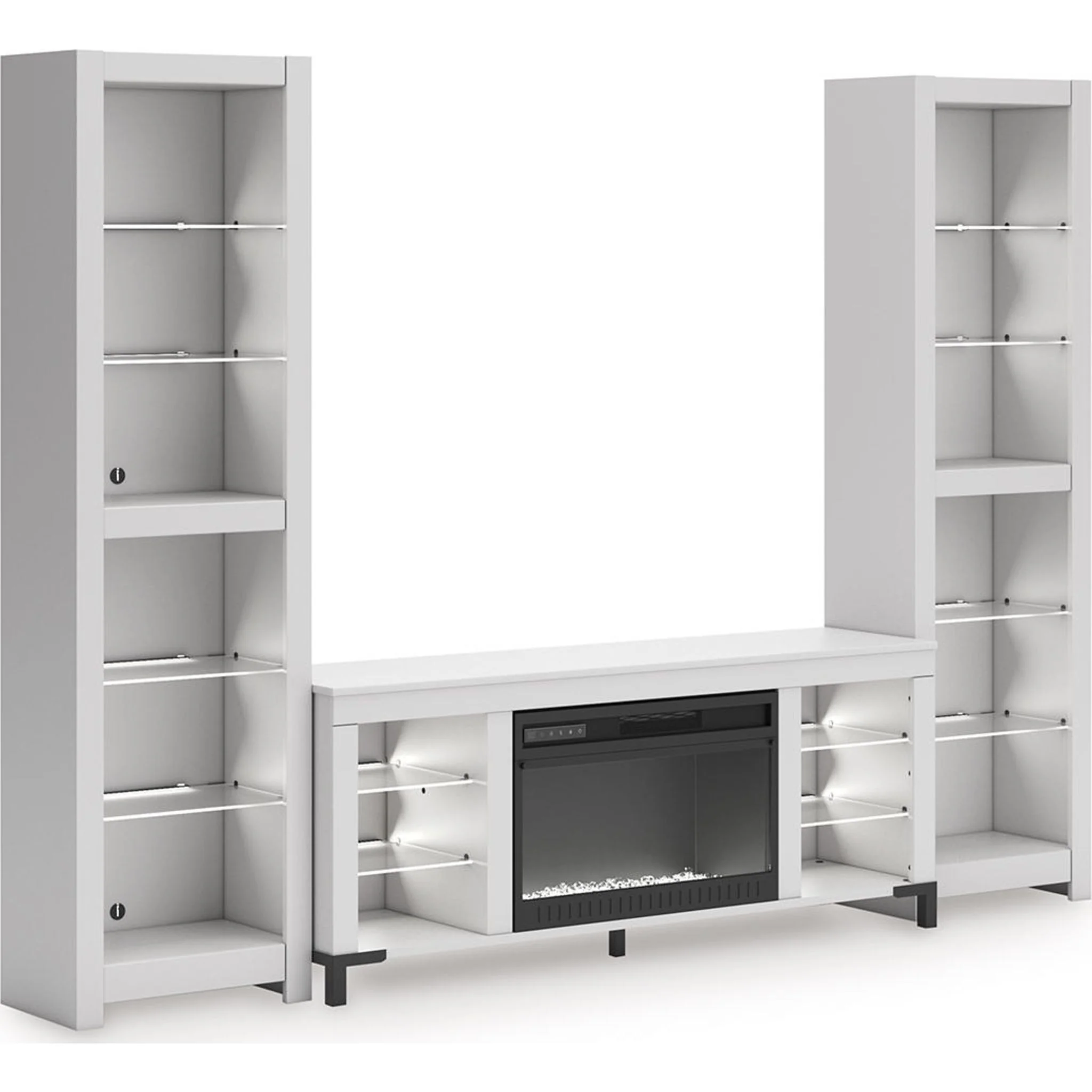 Brollevi 3 Piece Entertainment Unit - White - Image 21
