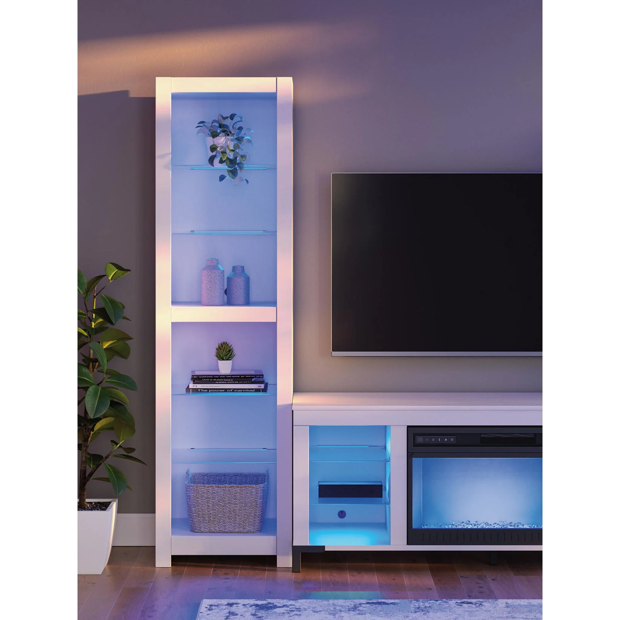 Brollevi 3 Piece Entertainment Unit - White - Image 23