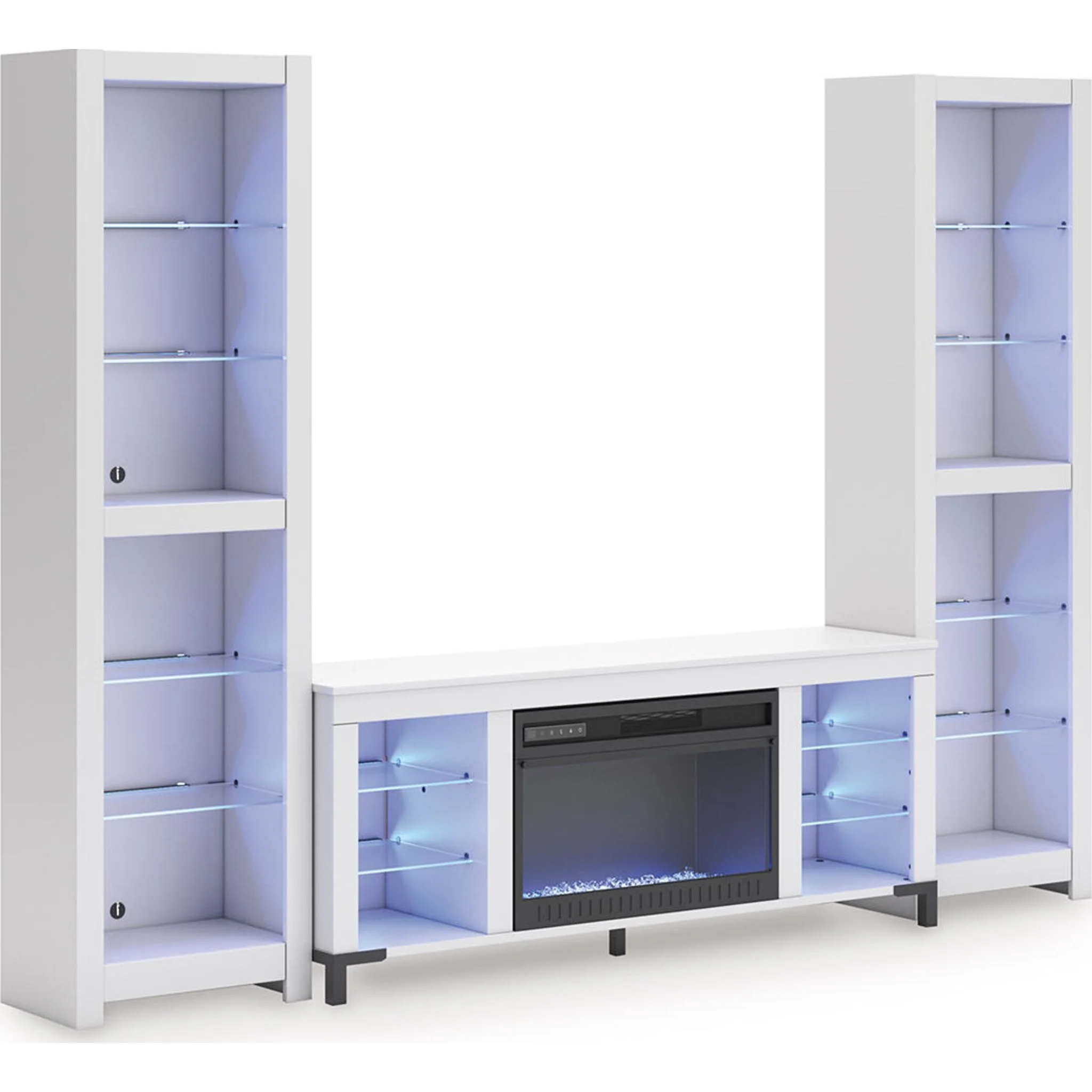 Brollevi 3 Piece Entertainment Unit - White - Image 8