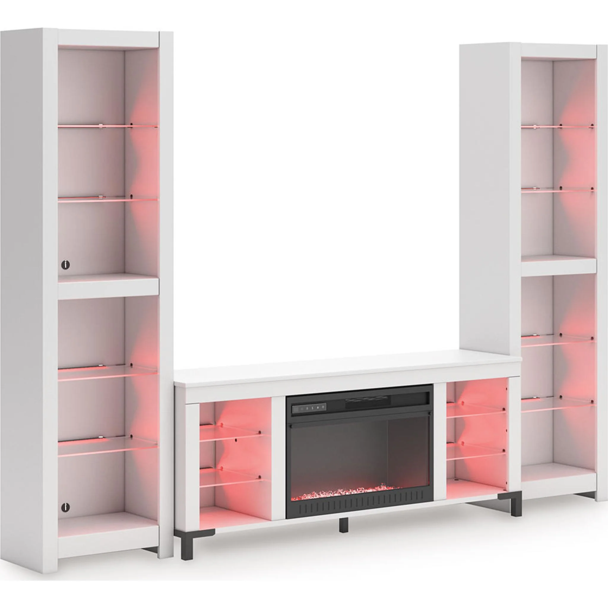Brollevi 3 Piece Entertainment Unit - White - Image 9