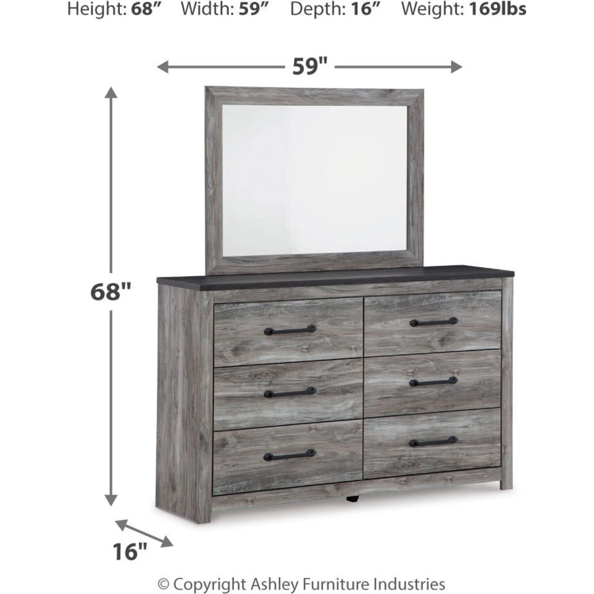 Bronyan 6 Piece Panel Bedroom - Image 11
