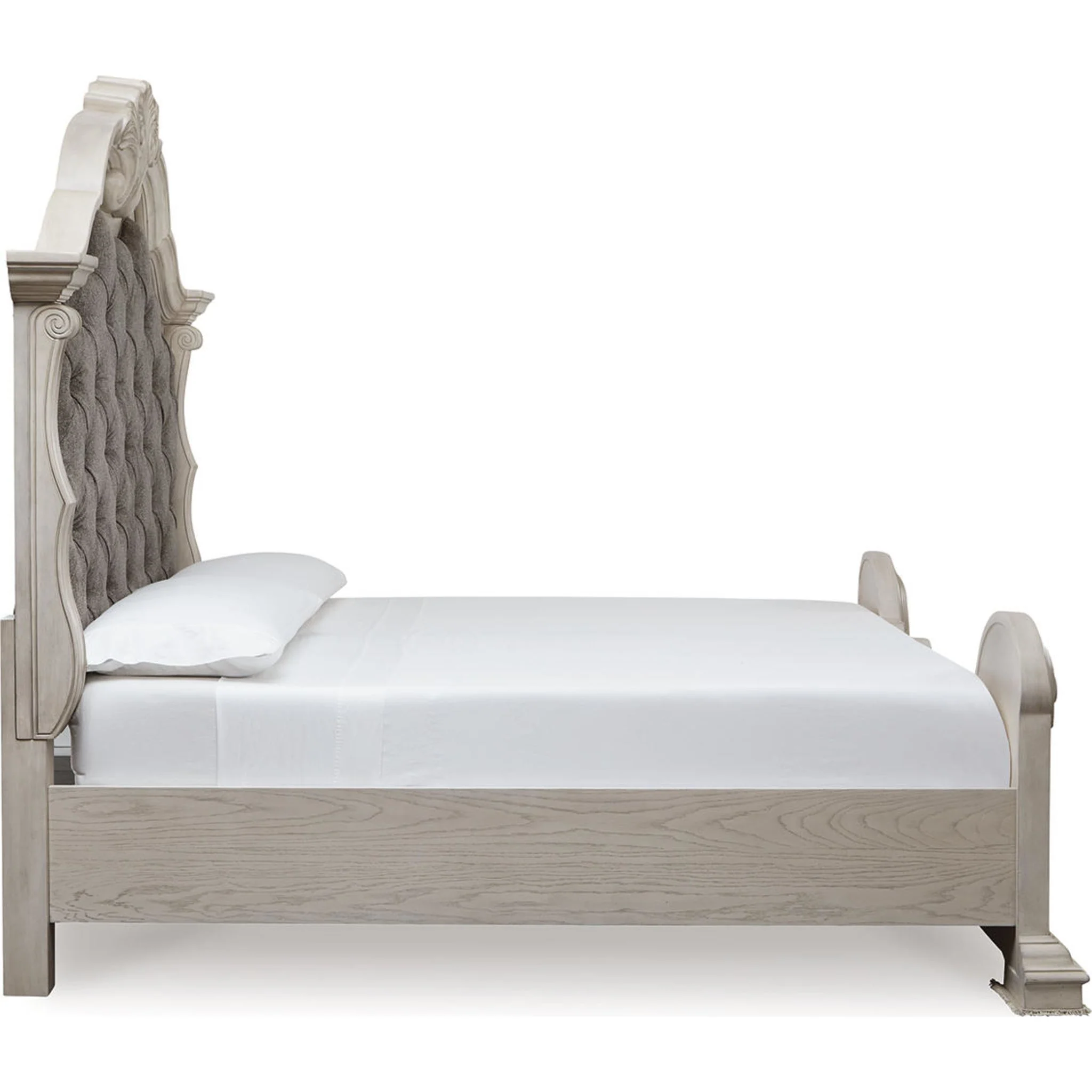 Bruchandi 6 Piece King Panel Bedroom - Antique White - Image 8