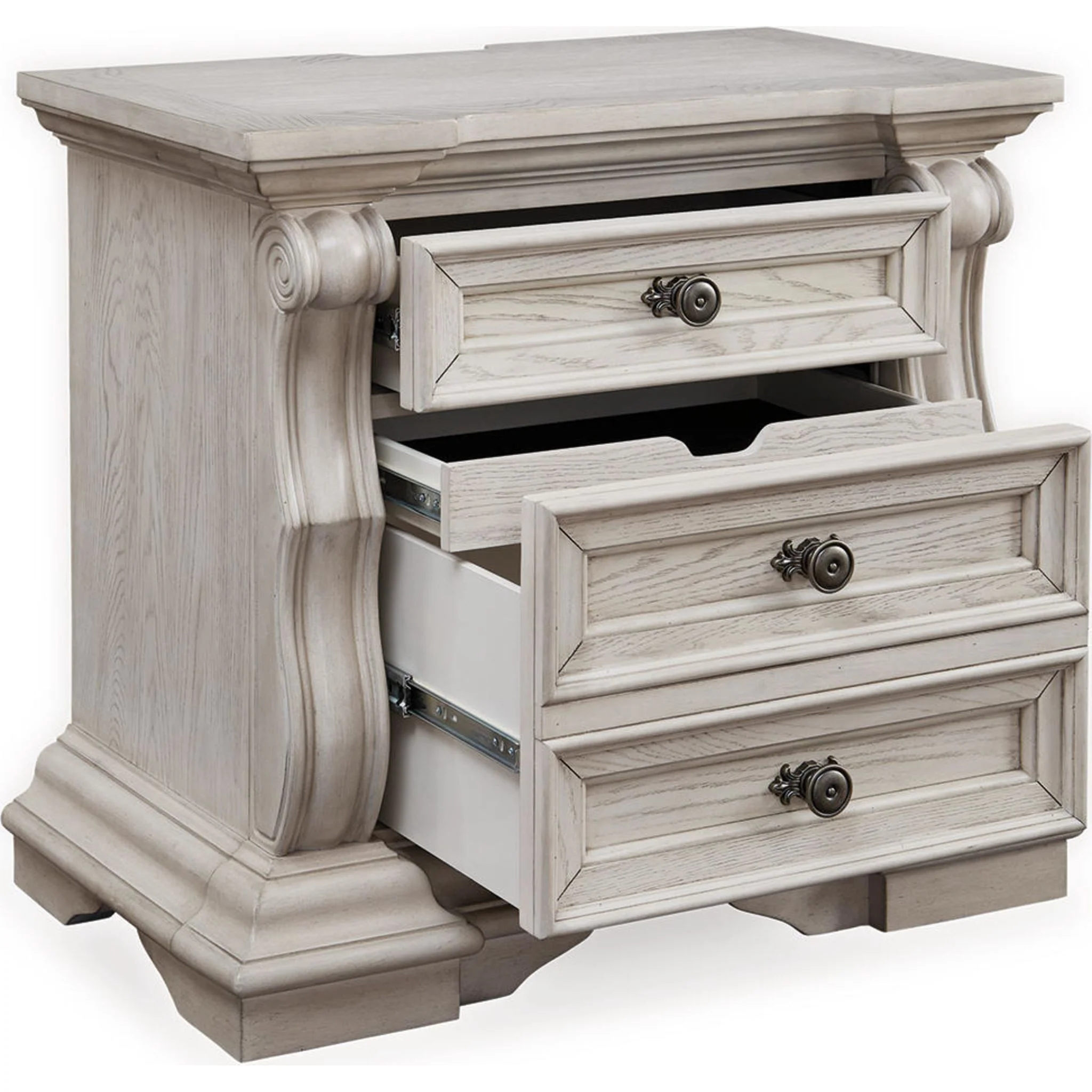 Bruchandi Nightstand - Antique White - Image 4