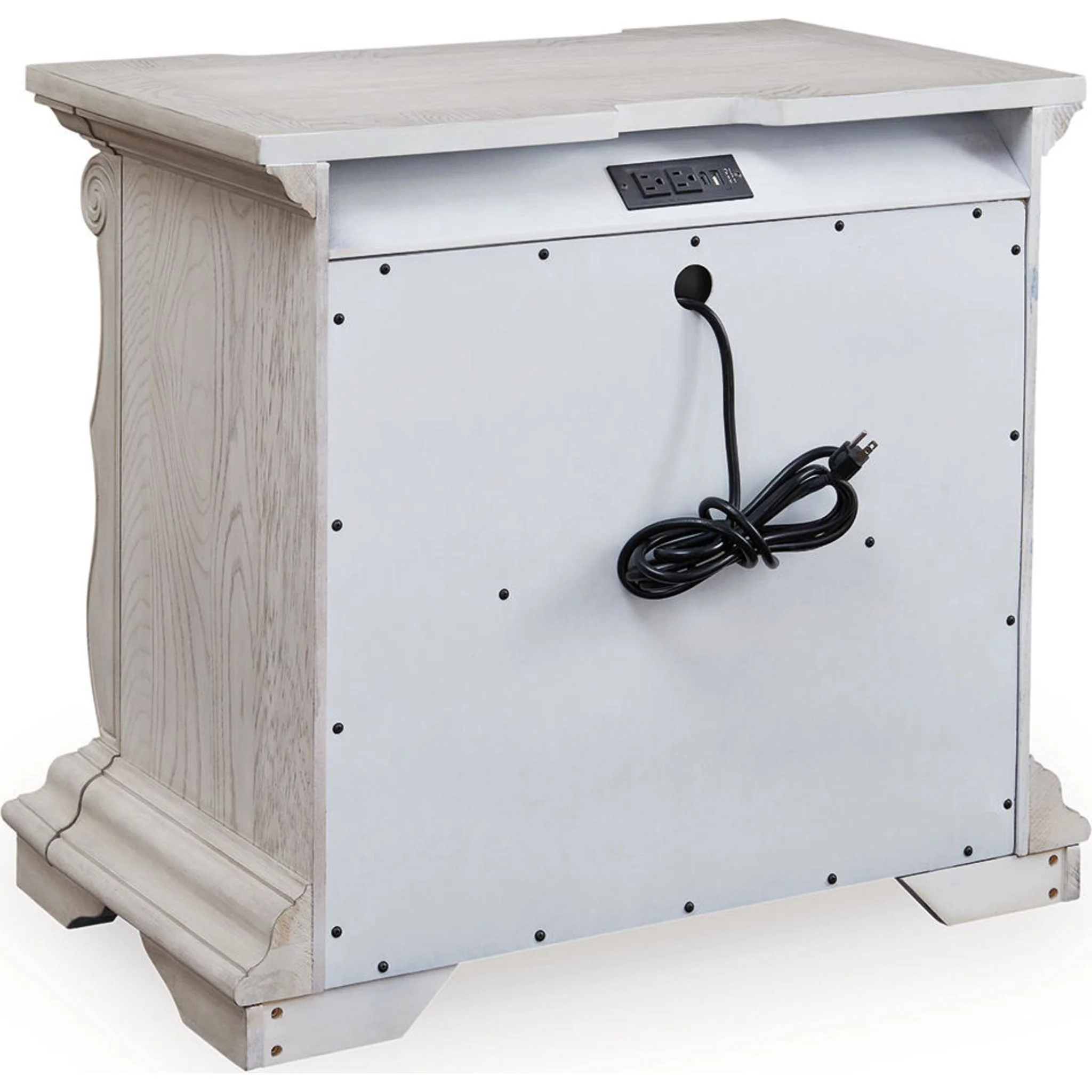 Bruchandi Nightstand - Antique White - Image 5
