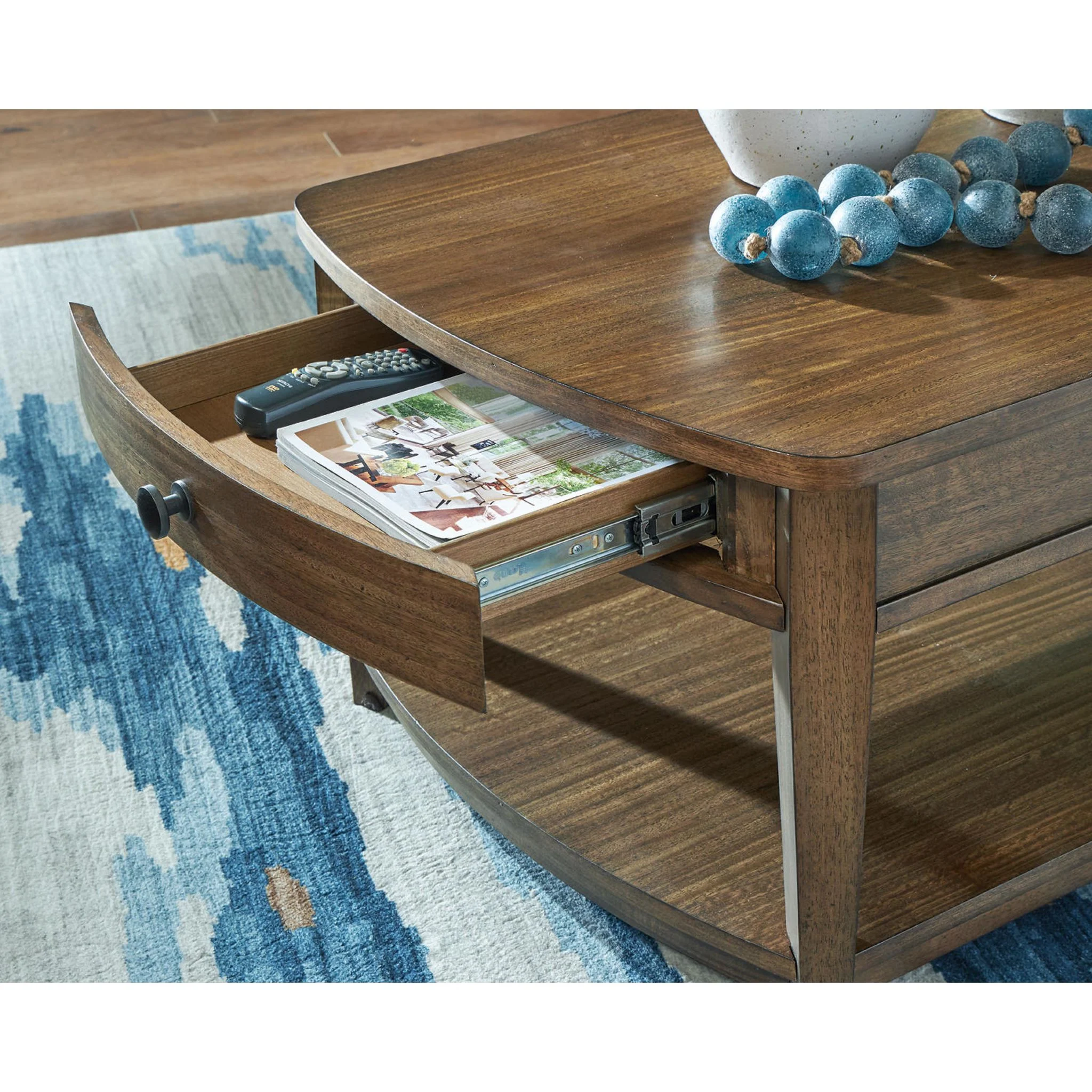 Burkbyer Coffee Table - Brown - Image 6