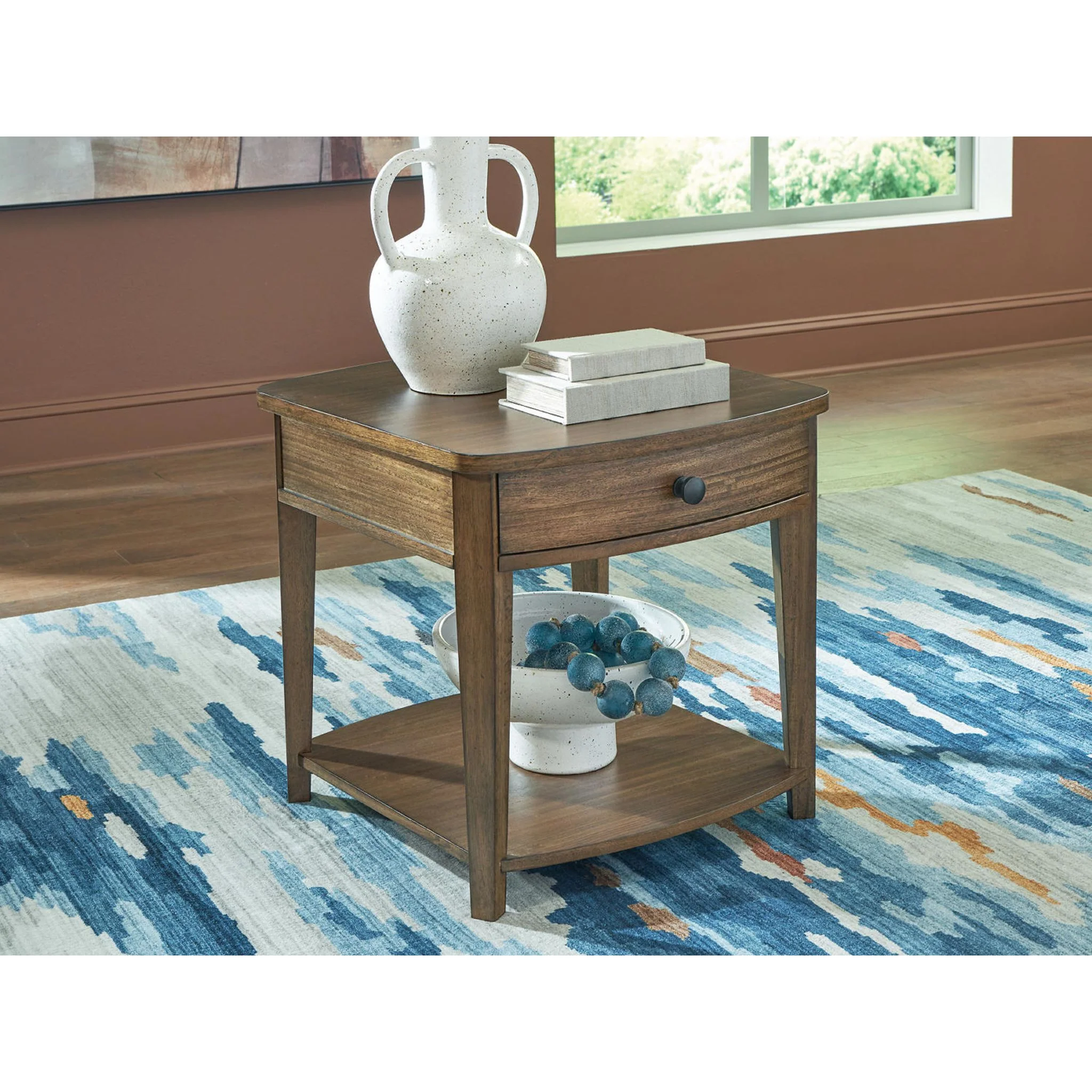 Burkbyer End Table - Brown - Image 2