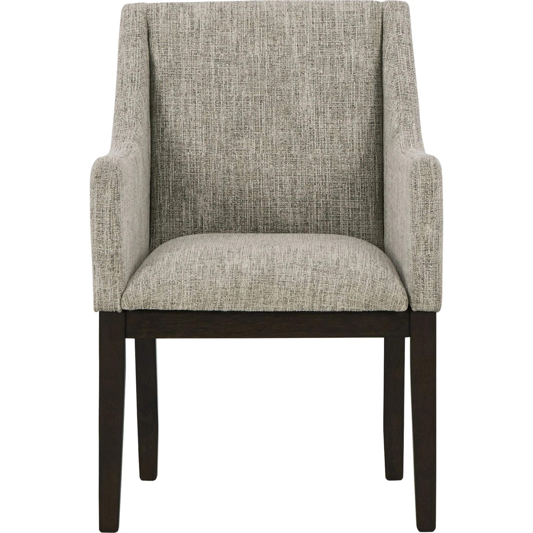 Burkhaus Arm Chair - Beige/Dark Brown - (D984-01A) - Image 3