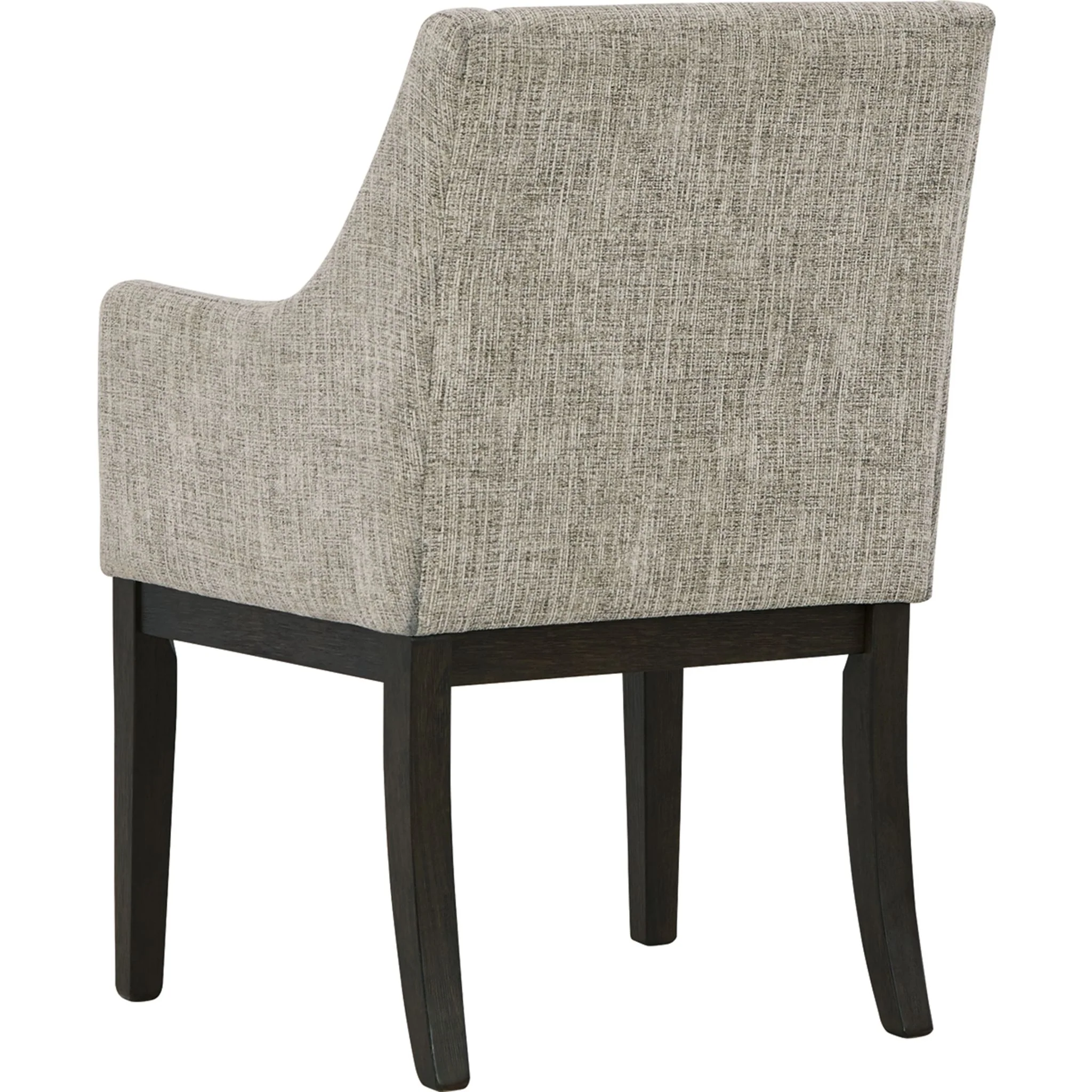 Burkhaus Arm Chair - Beige/Dark Brown - (D984-01A) - Image 5