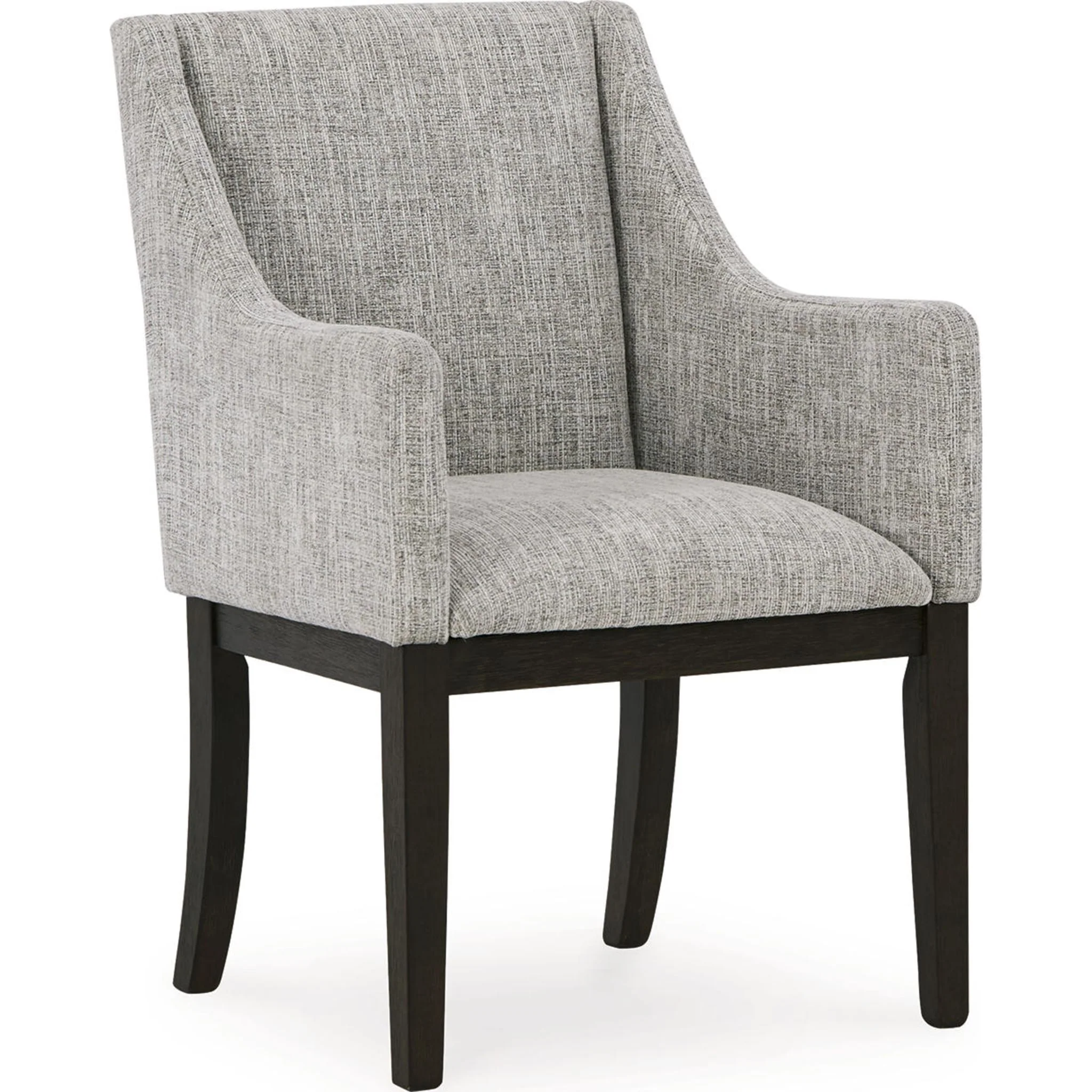 Burkhaus Arm Chair - Beige/Dark Brown - (D984-01A) - Image 7