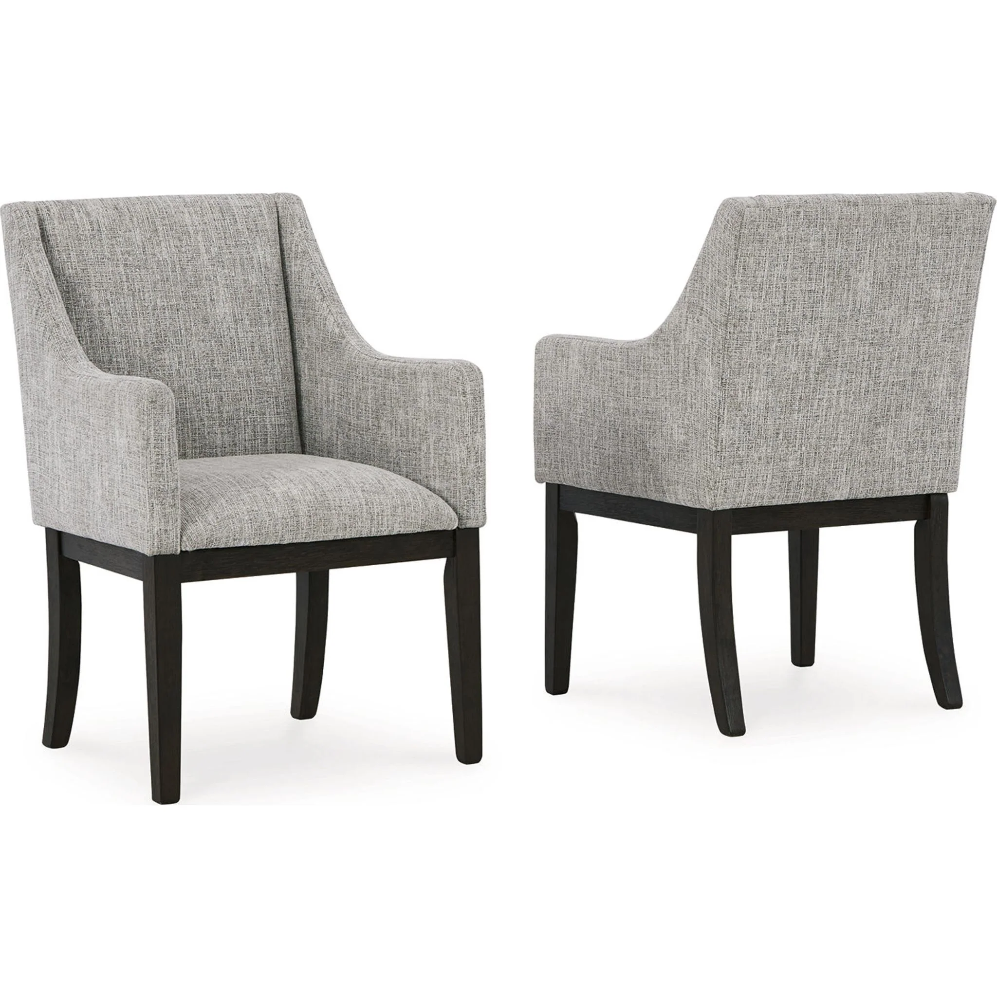 Burkhaus Arm Chair - Beige/Dark Brown - (D984-01A) - Image 8