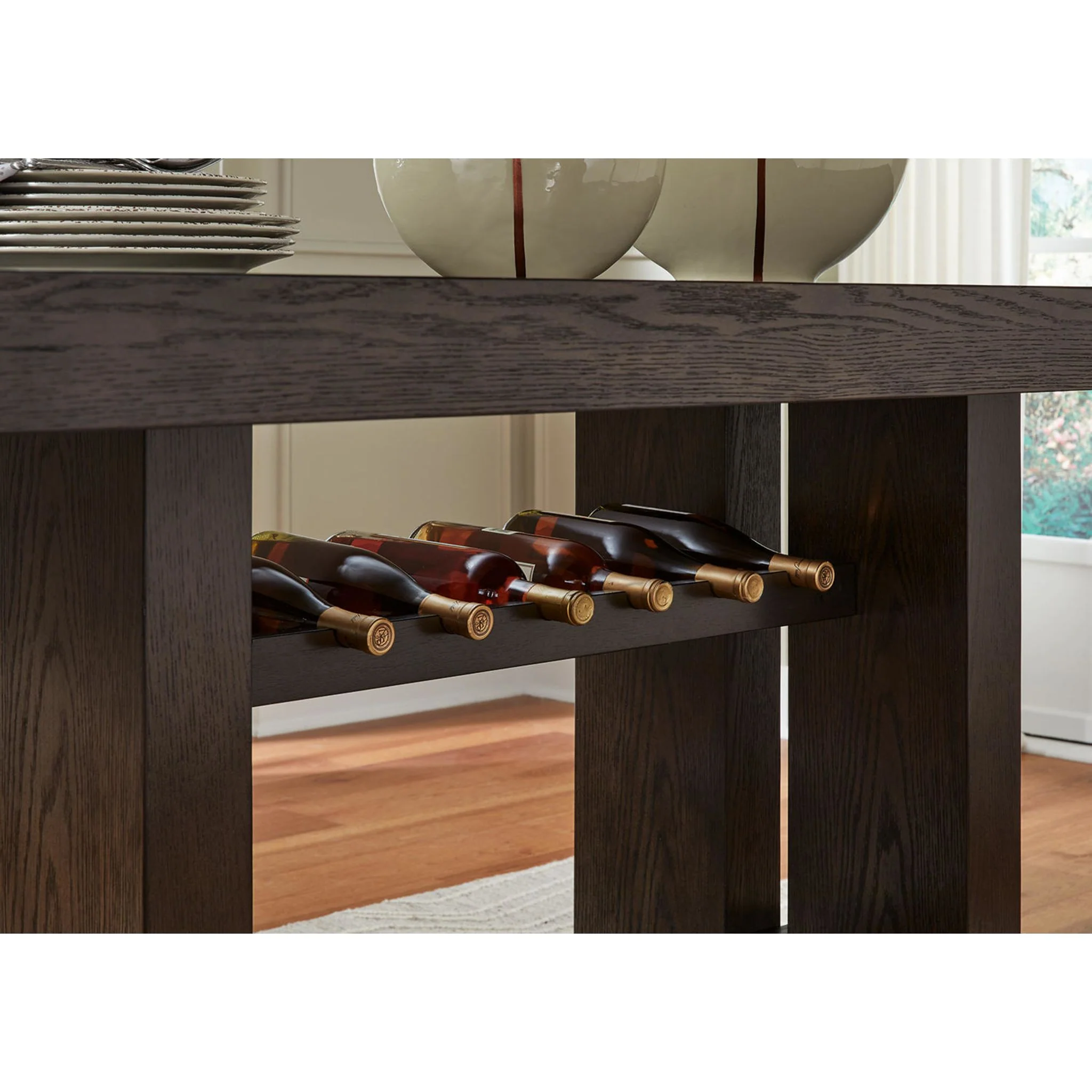 Burkhaus Counter Height Table - Dark Brown - (D984-32) - Image 7