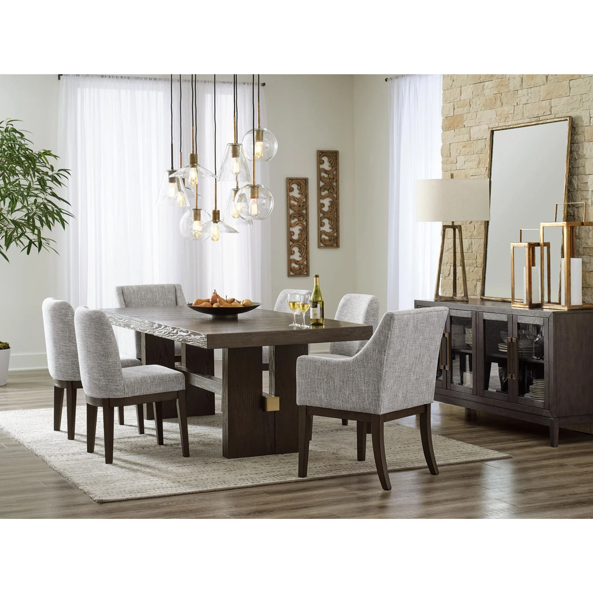 Burkhaus Dining Extension Table - Dark Brown - (D984-45) - Image 14