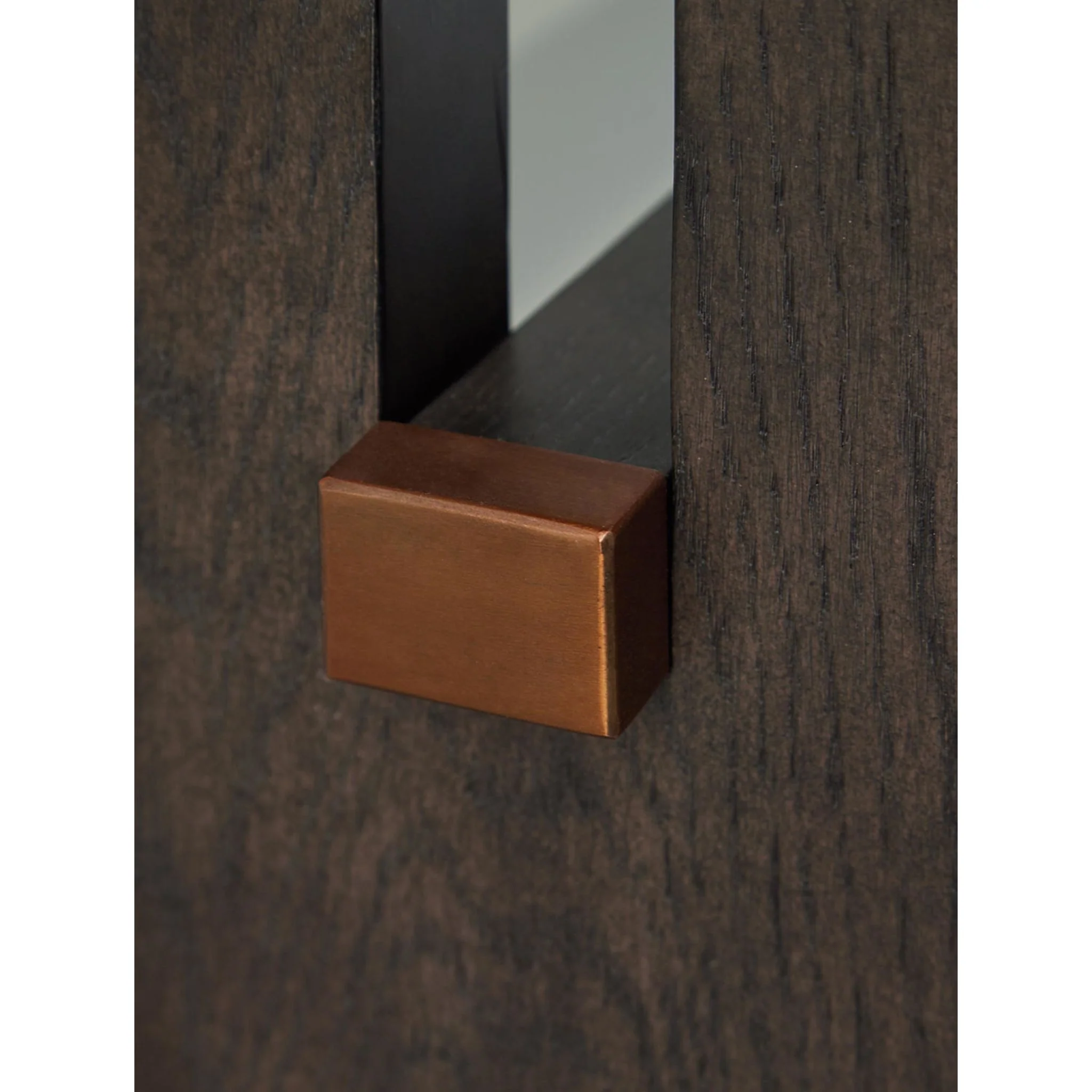 Burkhaus Sofa Table - White/Dark Brown - Image 4