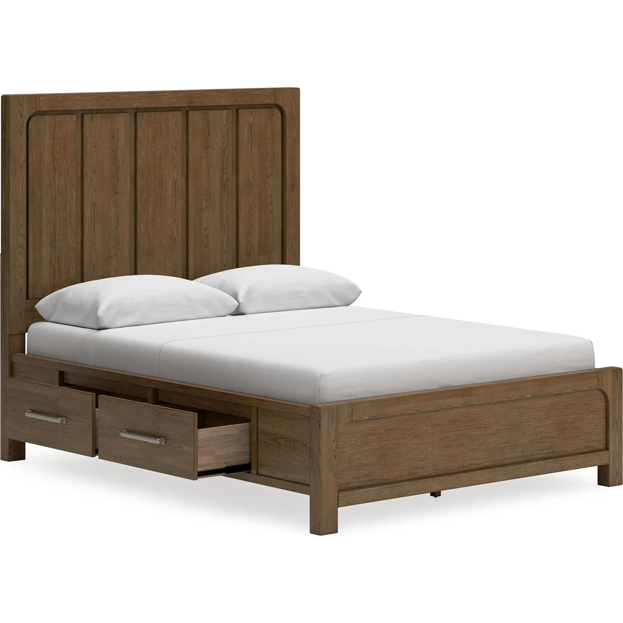 Cabalynn 6 Piece Storage Bedroom - Light Brown - Image 11