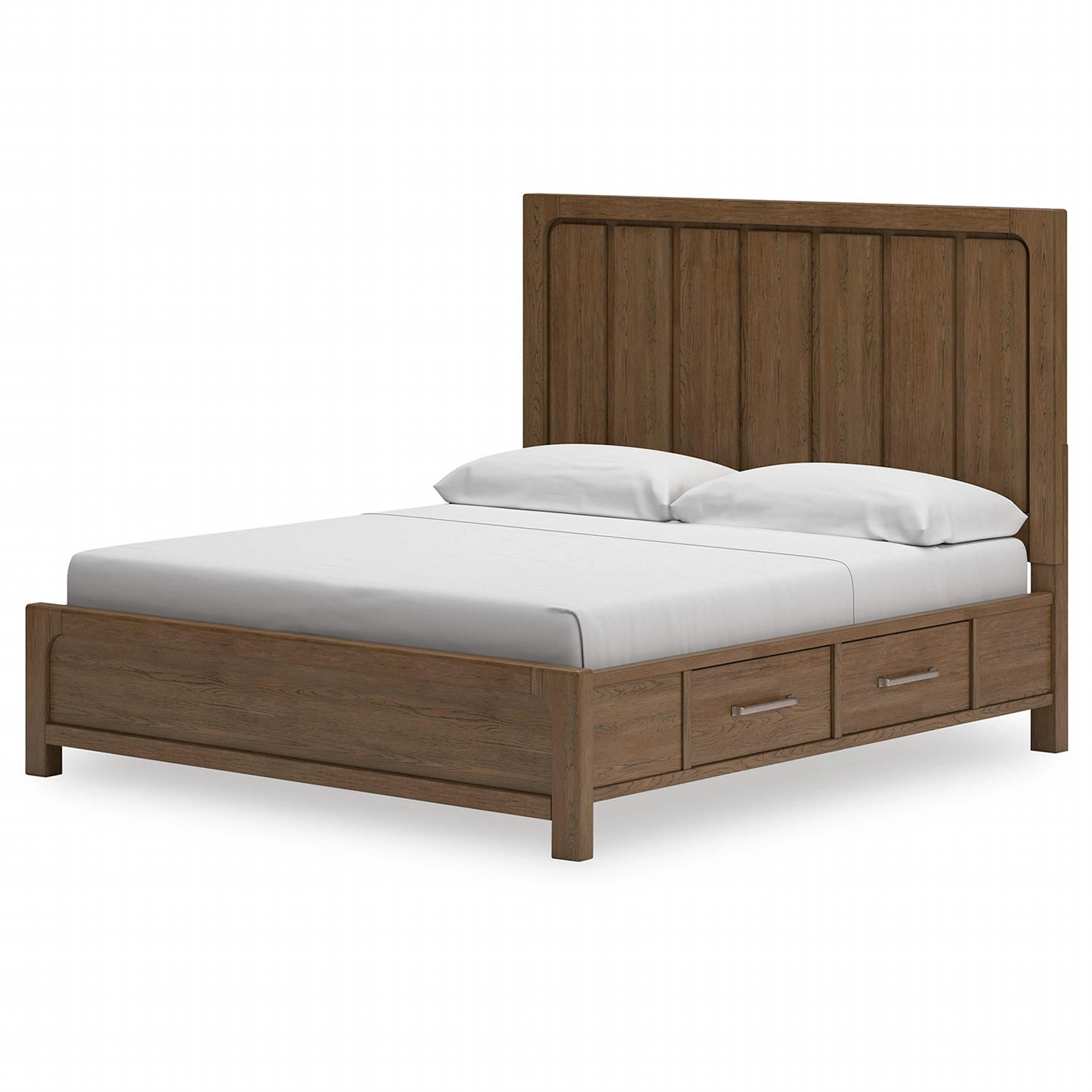Cabalynn 6 Piece Storage Bedroom - Light Brown - Image 42