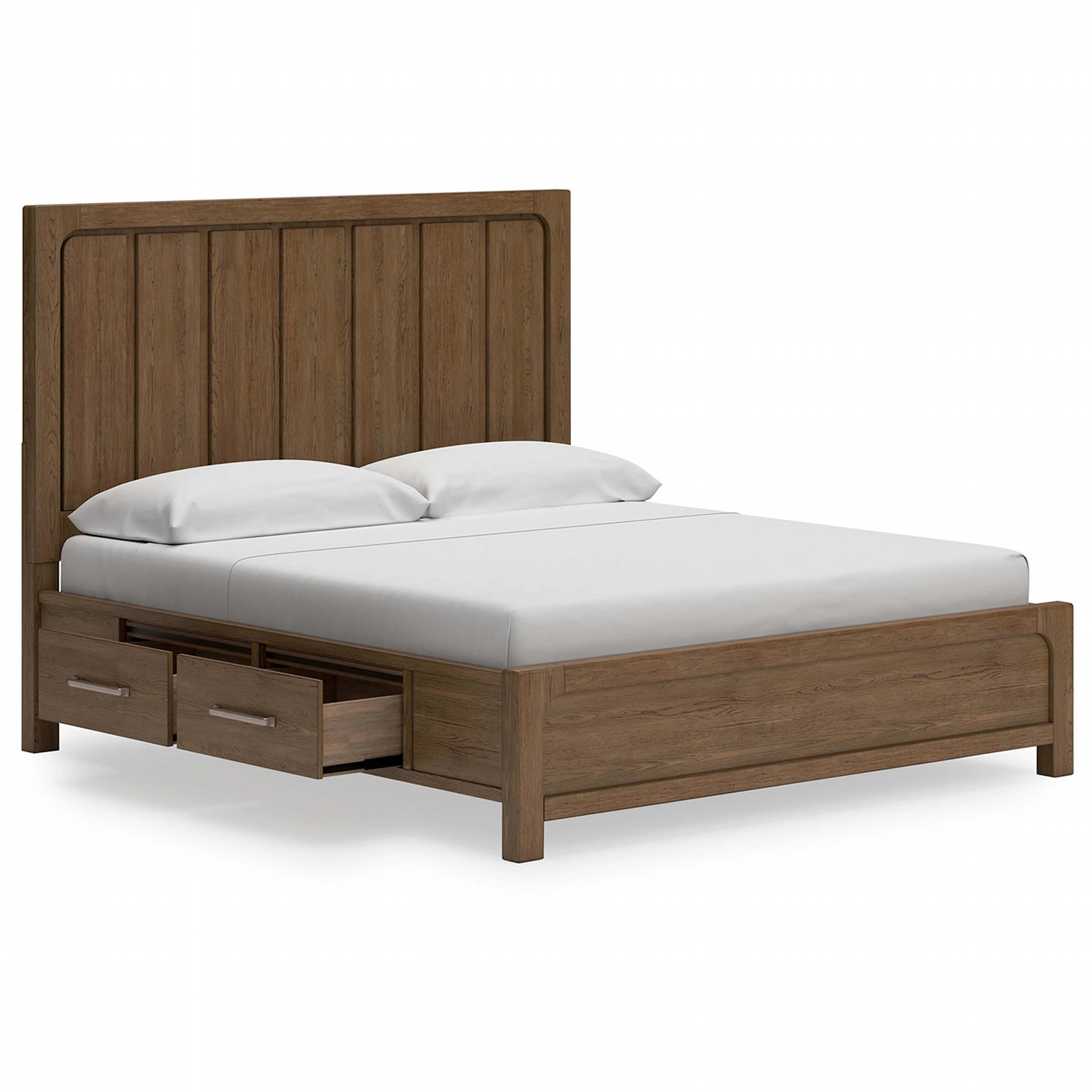 Cabalynn 6 Piece Storage Bedroom - Light Brown - Image 44
