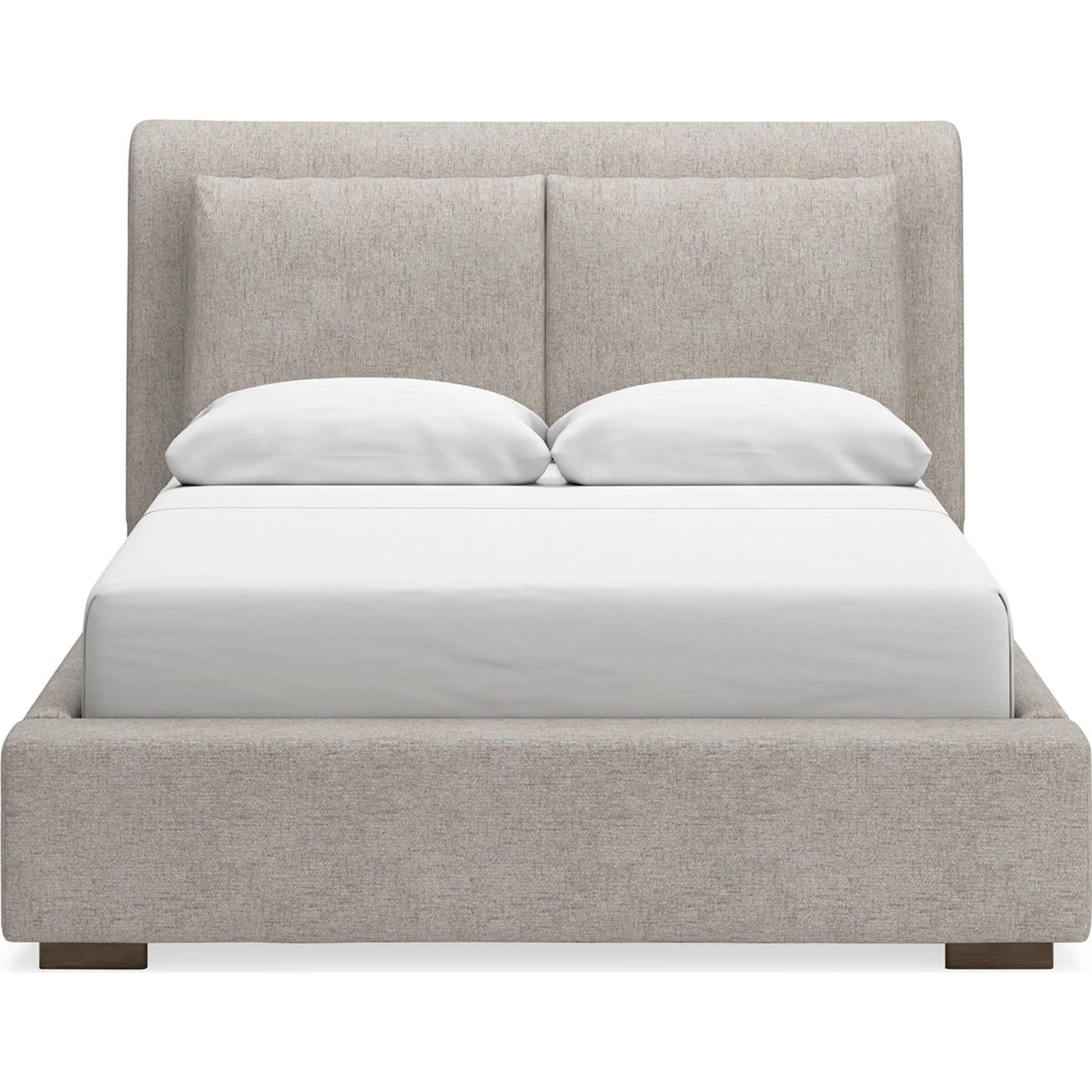 Cabalynn 6 Piece Upholstered Bedroom - Light Brown - Image 13