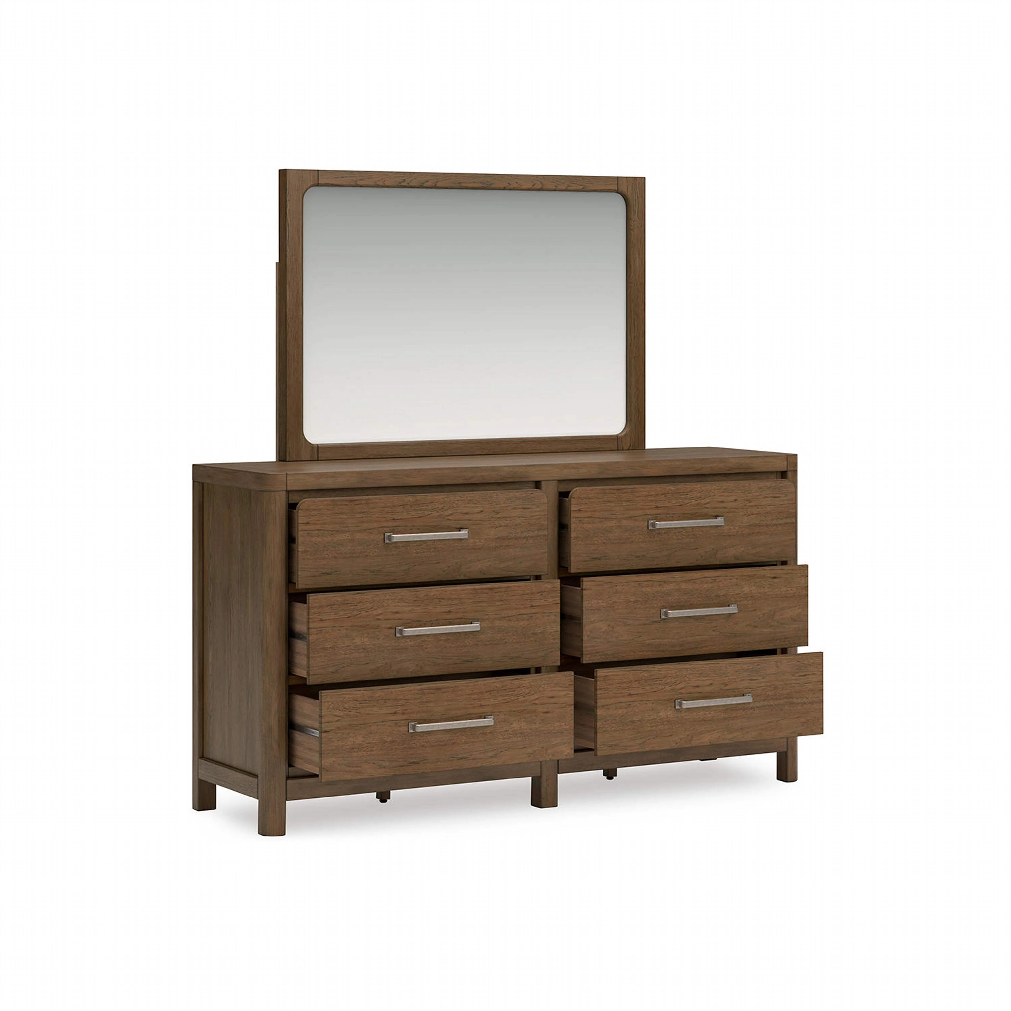 Cabalynn 6 Piece Upholstered Bedroom - Light Brown - Image 32