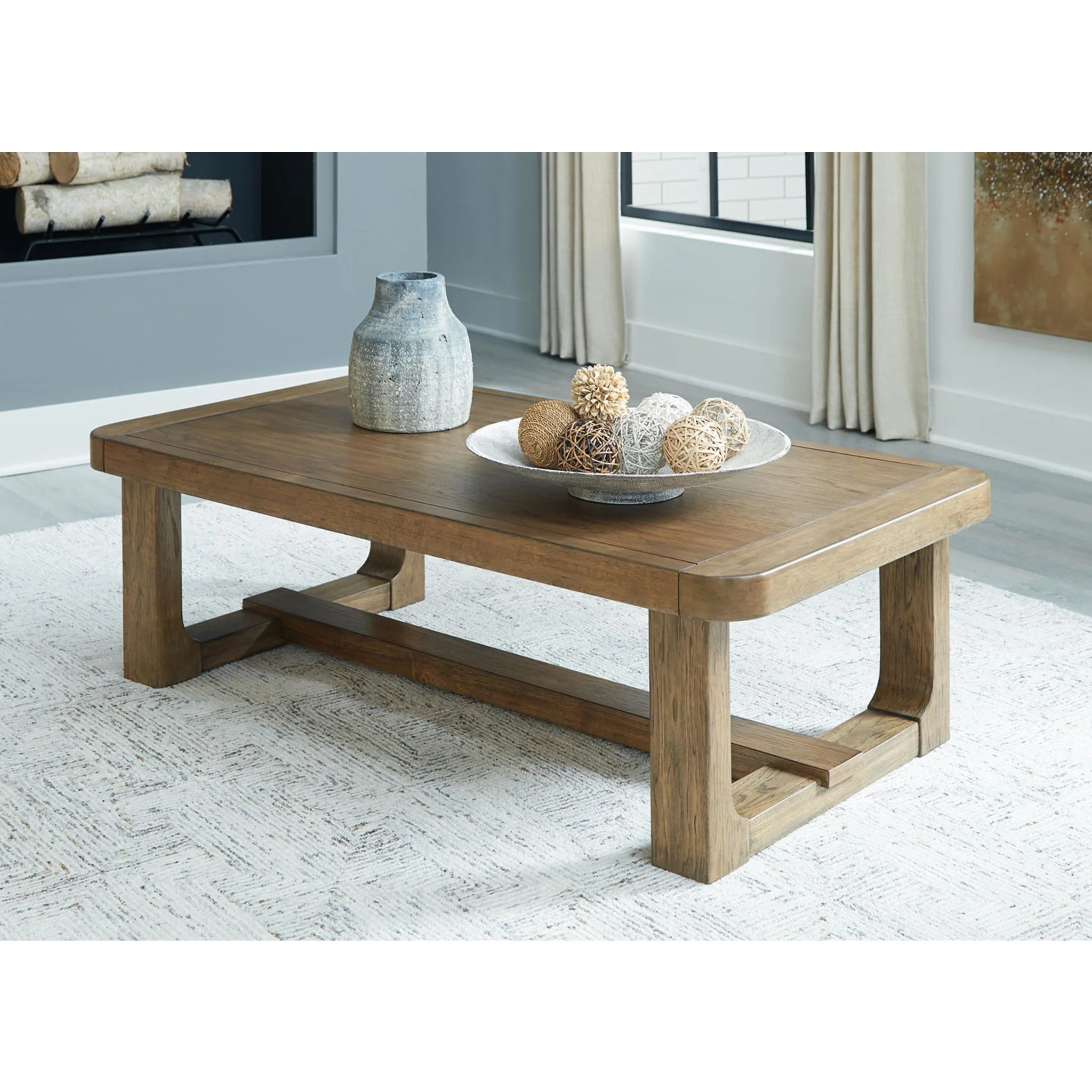 Cabalynn Coffee Table - Light Brown - Image 2