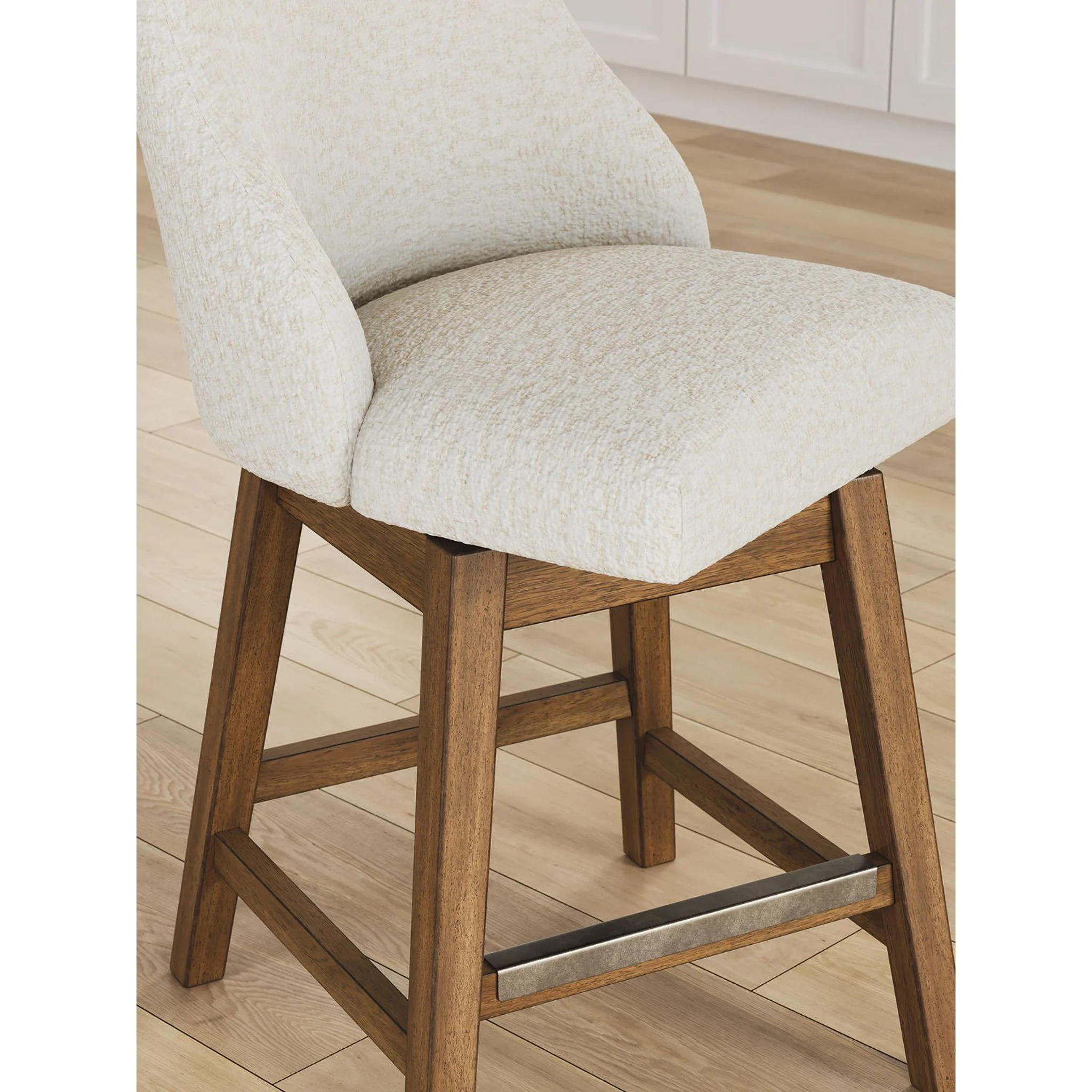 Cabalynn Counter Height Stool - Oatmeal/Light Brown - (D974-324) - Image 7