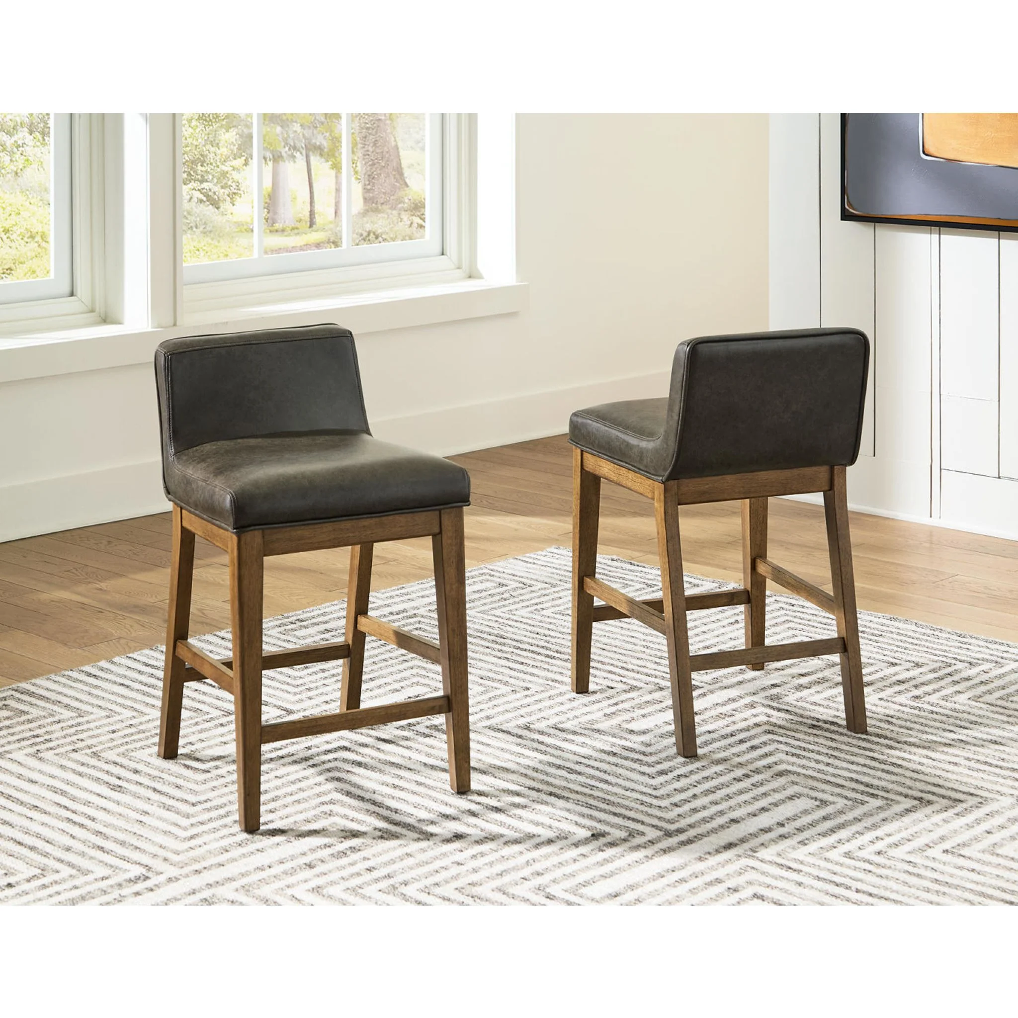 Cabalynn Counter Height Stool - Two-tone Brown - (D974-124) - Image 6