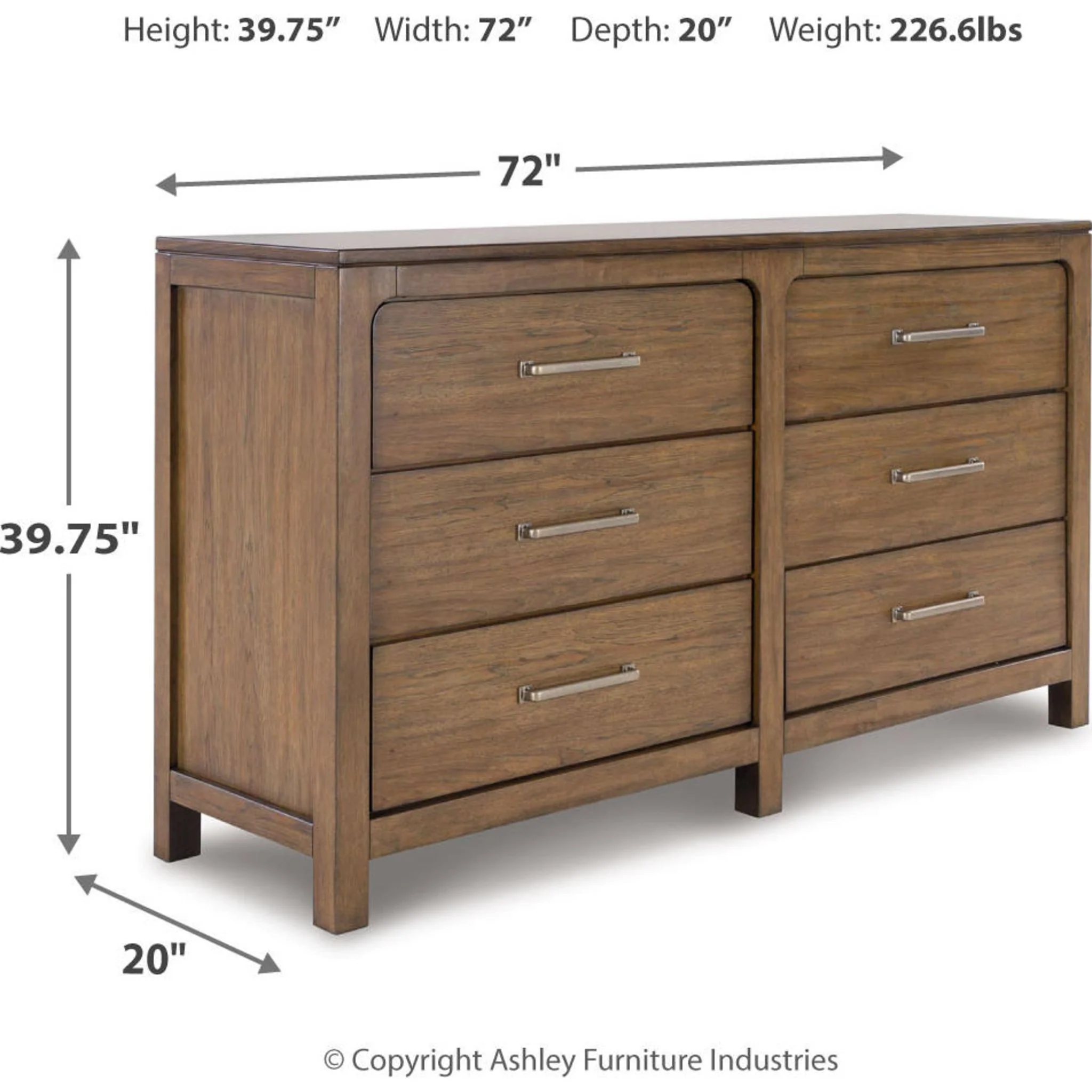 Cabalynn Dresser - Light Brown - Image 21