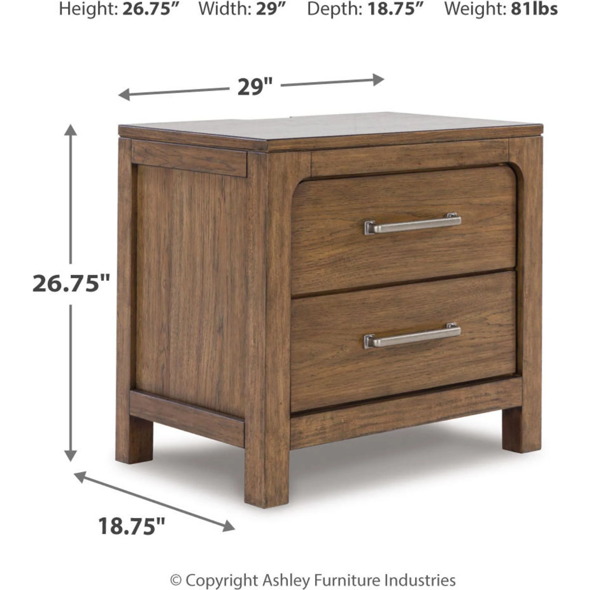 Cabalynn Nightstand - Light Brown - Image 16