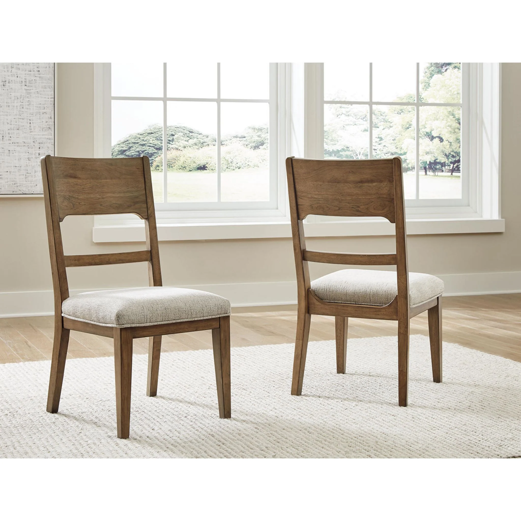 Cabalynn Side Chair - Oatmeal/Light Brown - (D974-01) - Image 12