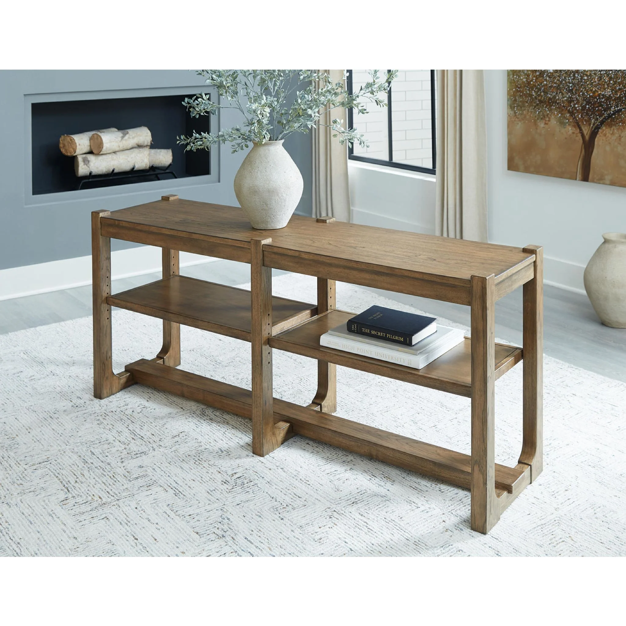 Cabalynn Sofa Table - Light Brown - Image 2
