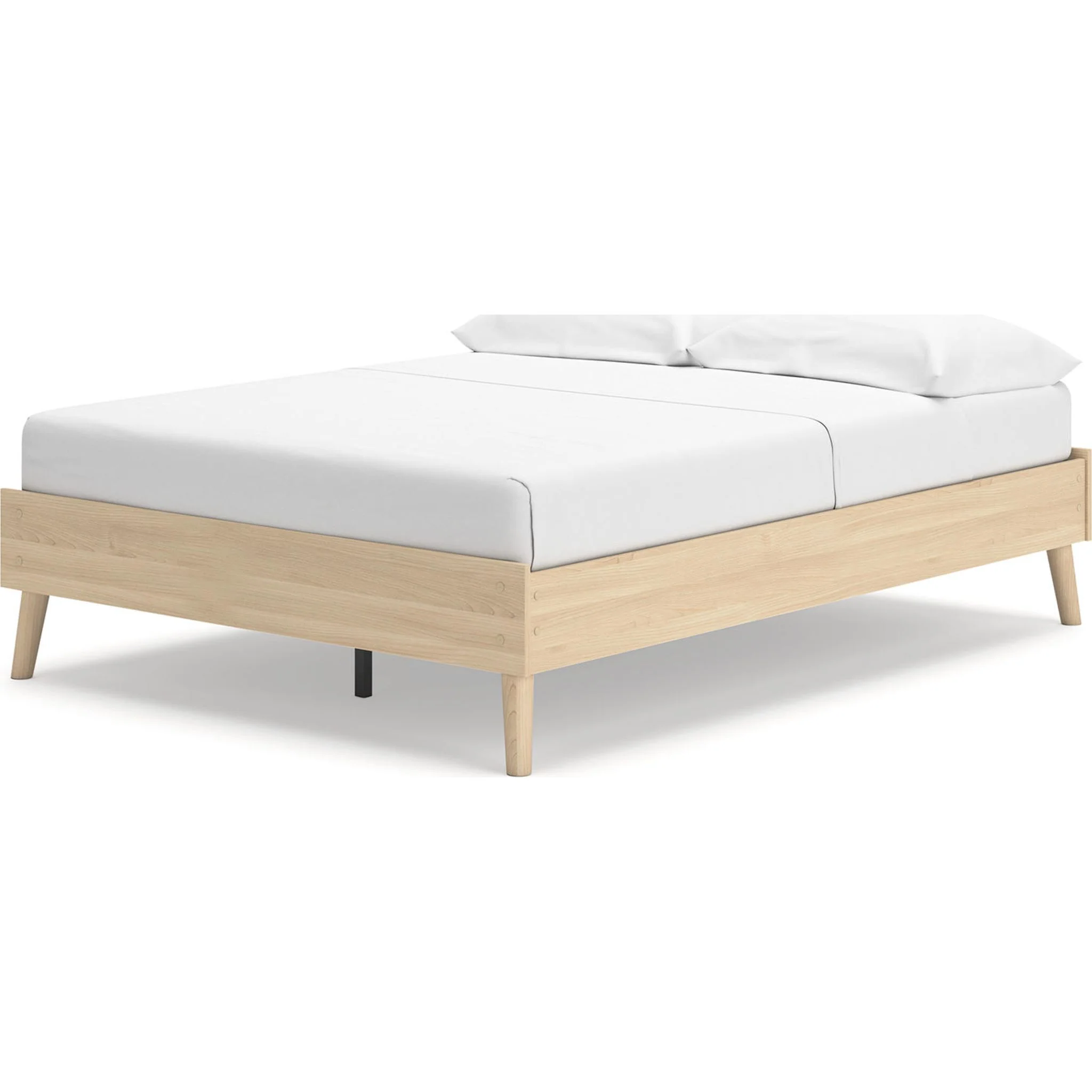 Cabinella Full Platform Bed - Tan - Image 2