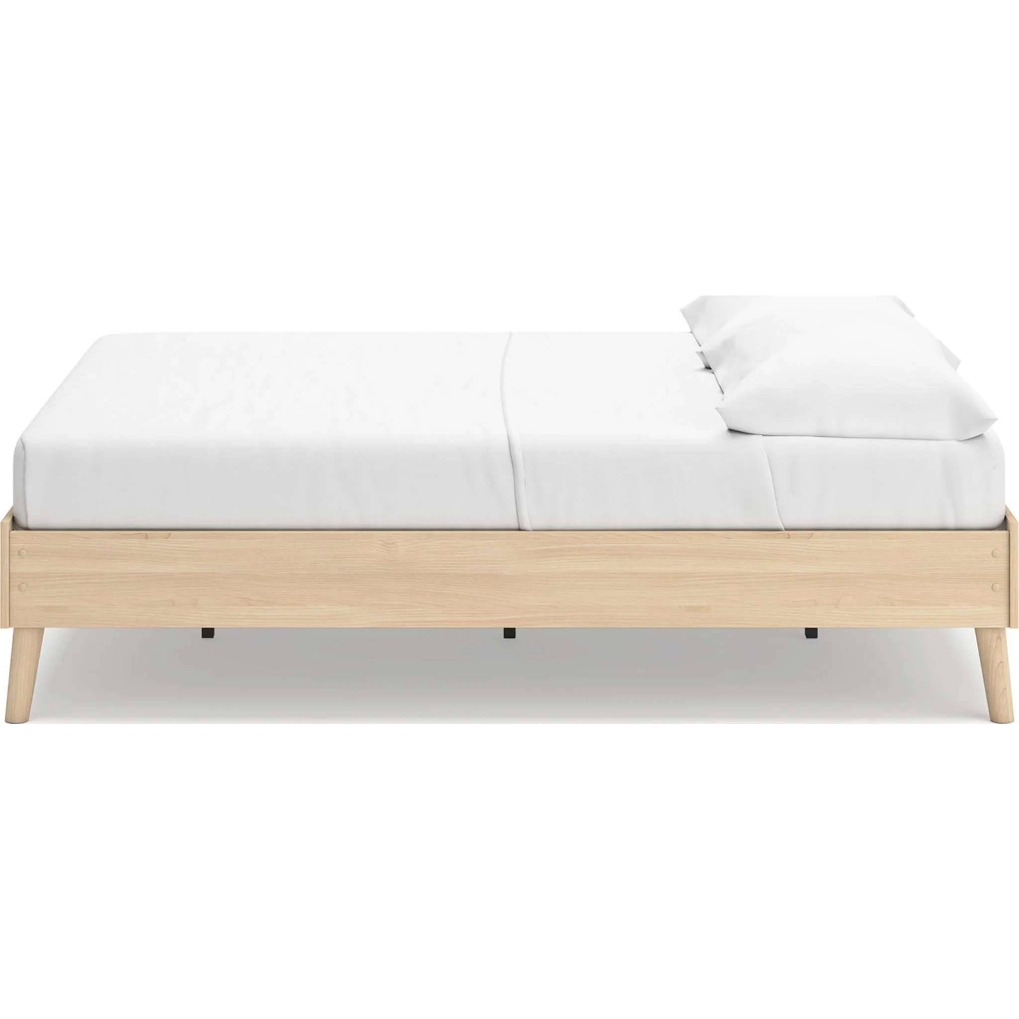 Cabinella Full Platform Bed - Tan - Image 5