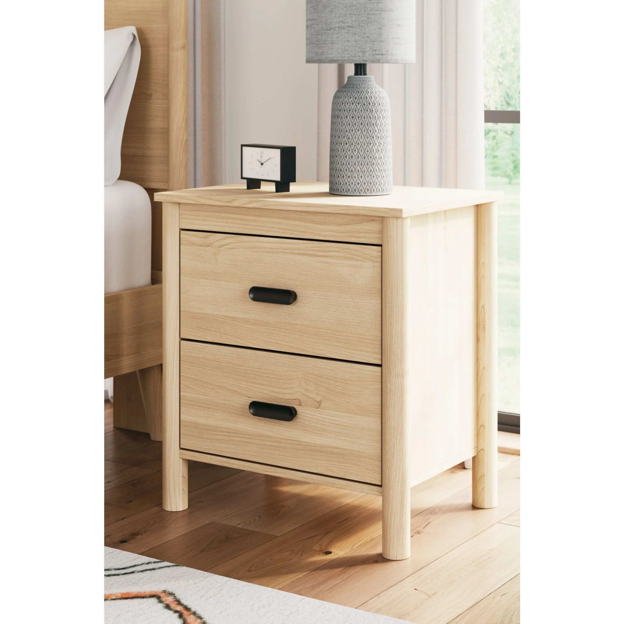 Cabinella Nightstand - Tan - Image 2