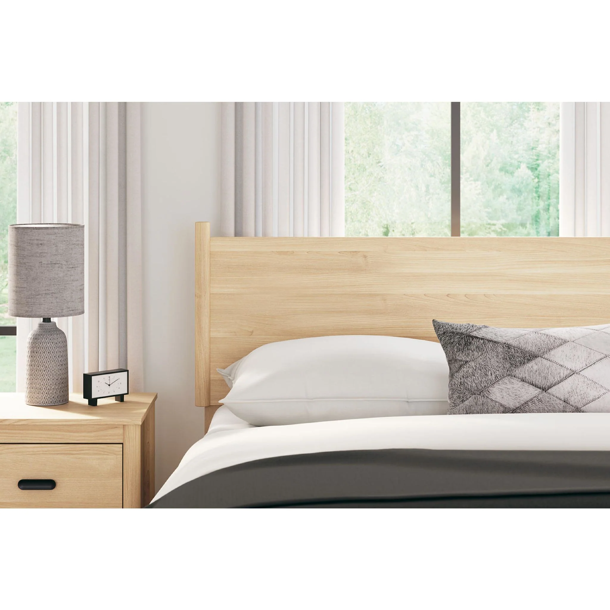 Cabinella Queen Panel Headboard - Tan - Image 3