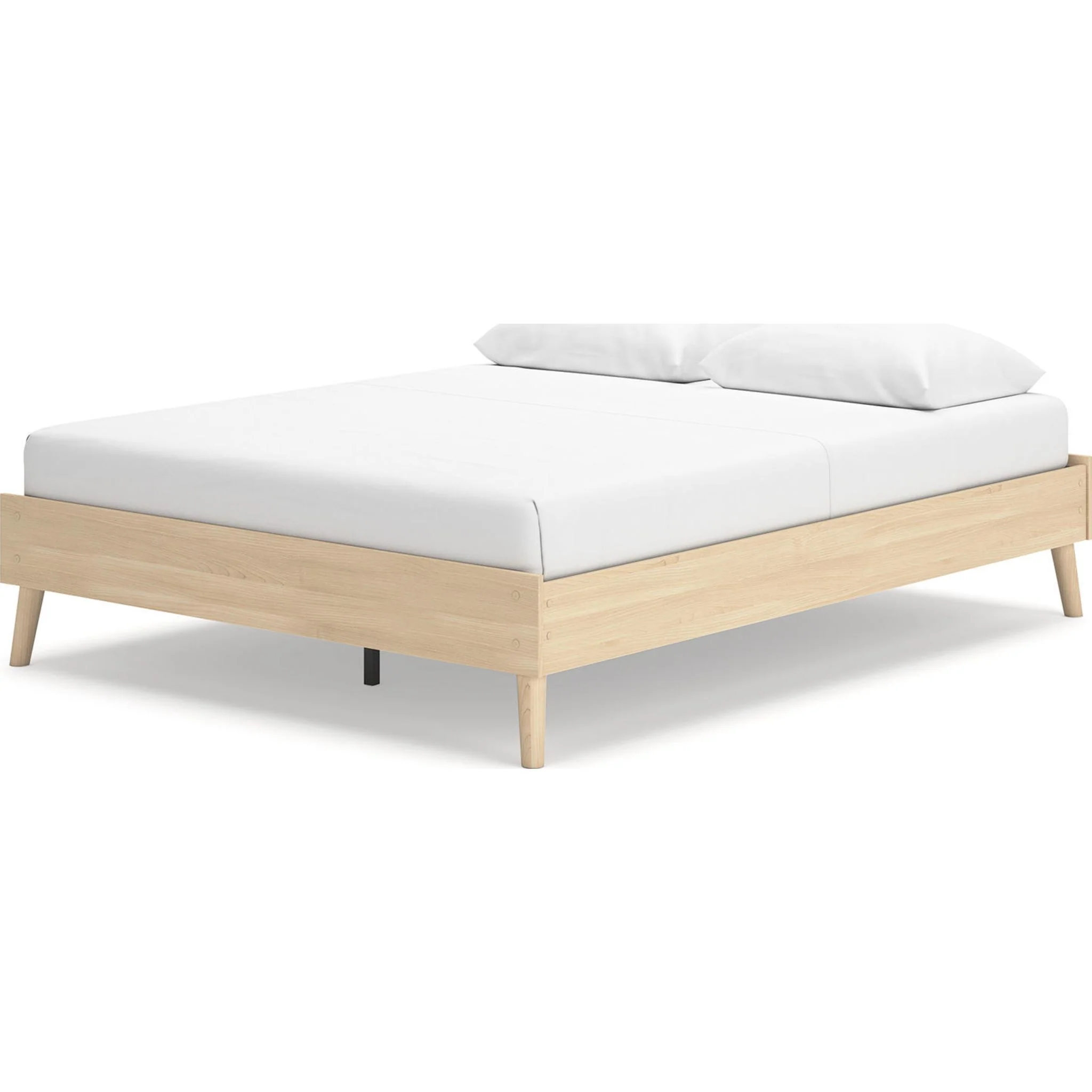 Cabinella Queen Platform Bed - Tan - Image 2