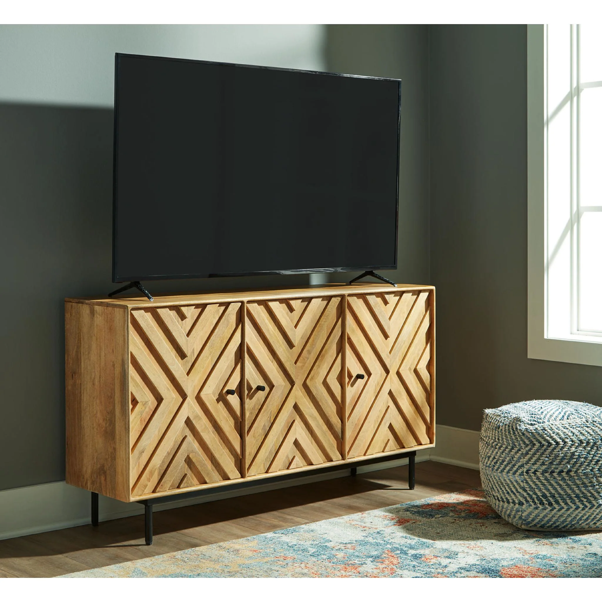 Cadewick Accent Cabinet - Natural - Image 14