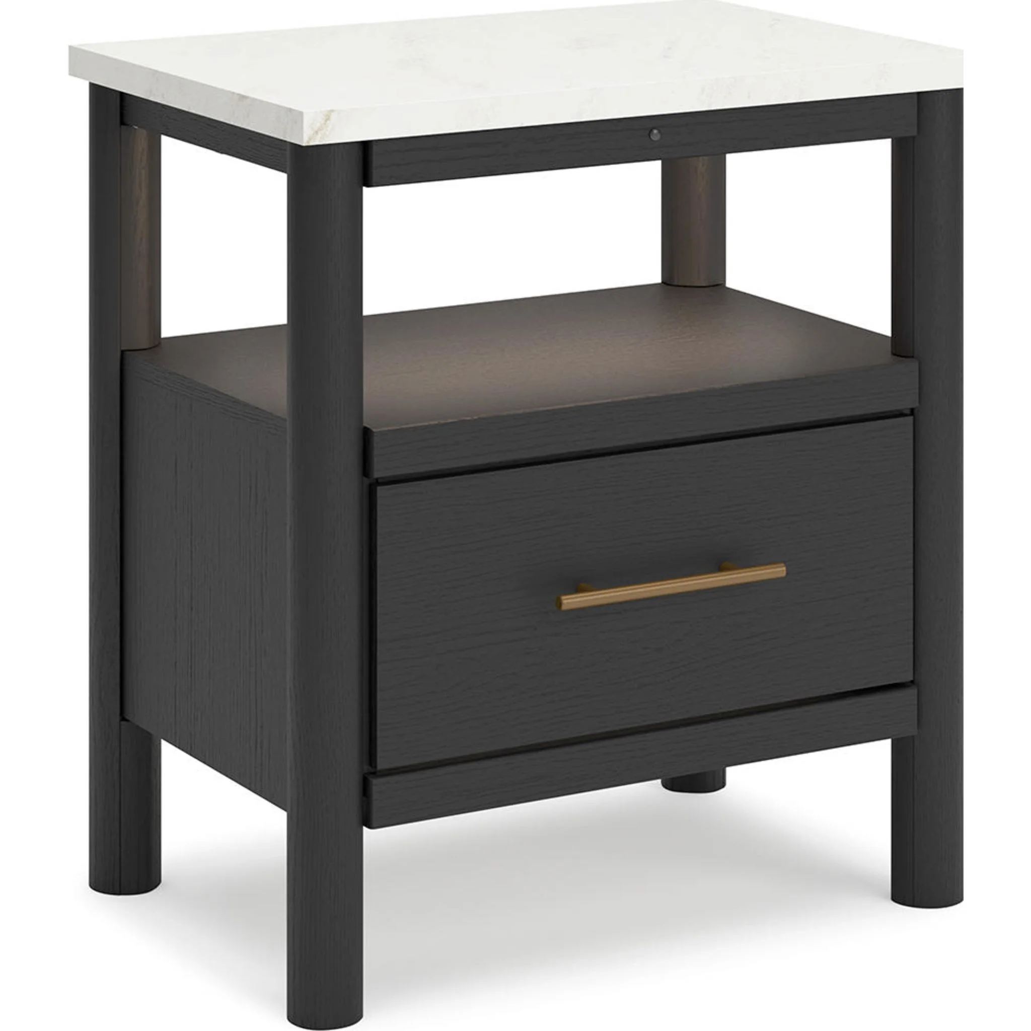 Cadmori 6 Piece Full Platform Bedroom - Black/White - Image 22